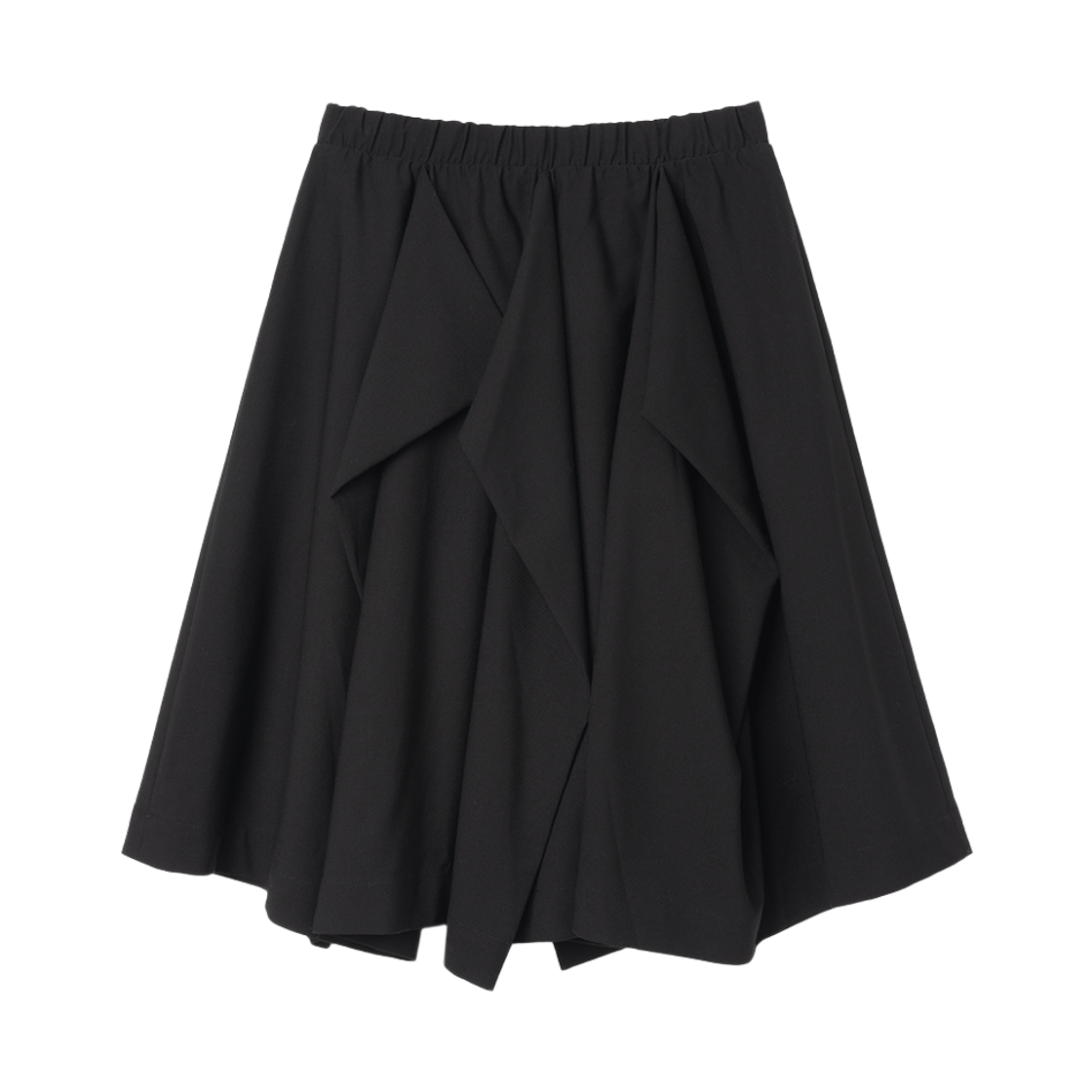 MW124BLK MILLO WOMEN Asymmetric Banding Skirt Black