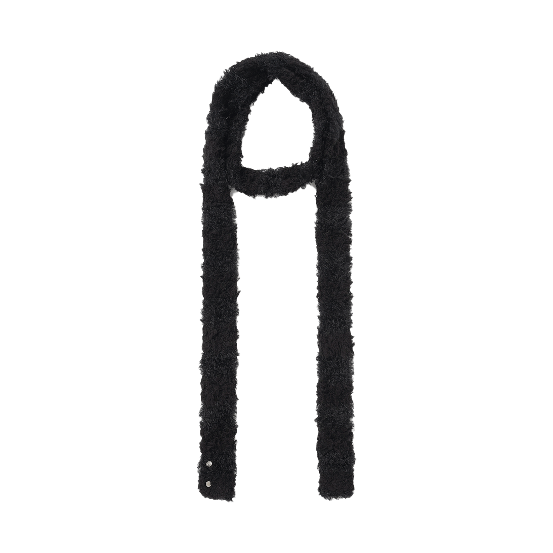 MW133BLK MILLO WOMEN Mixed Knit Scarf Black