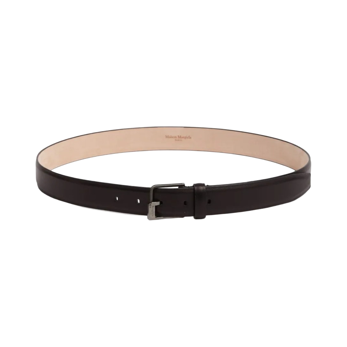 SA1TP0020P8832T8013 Maison Margiela Lambskin Belt Black