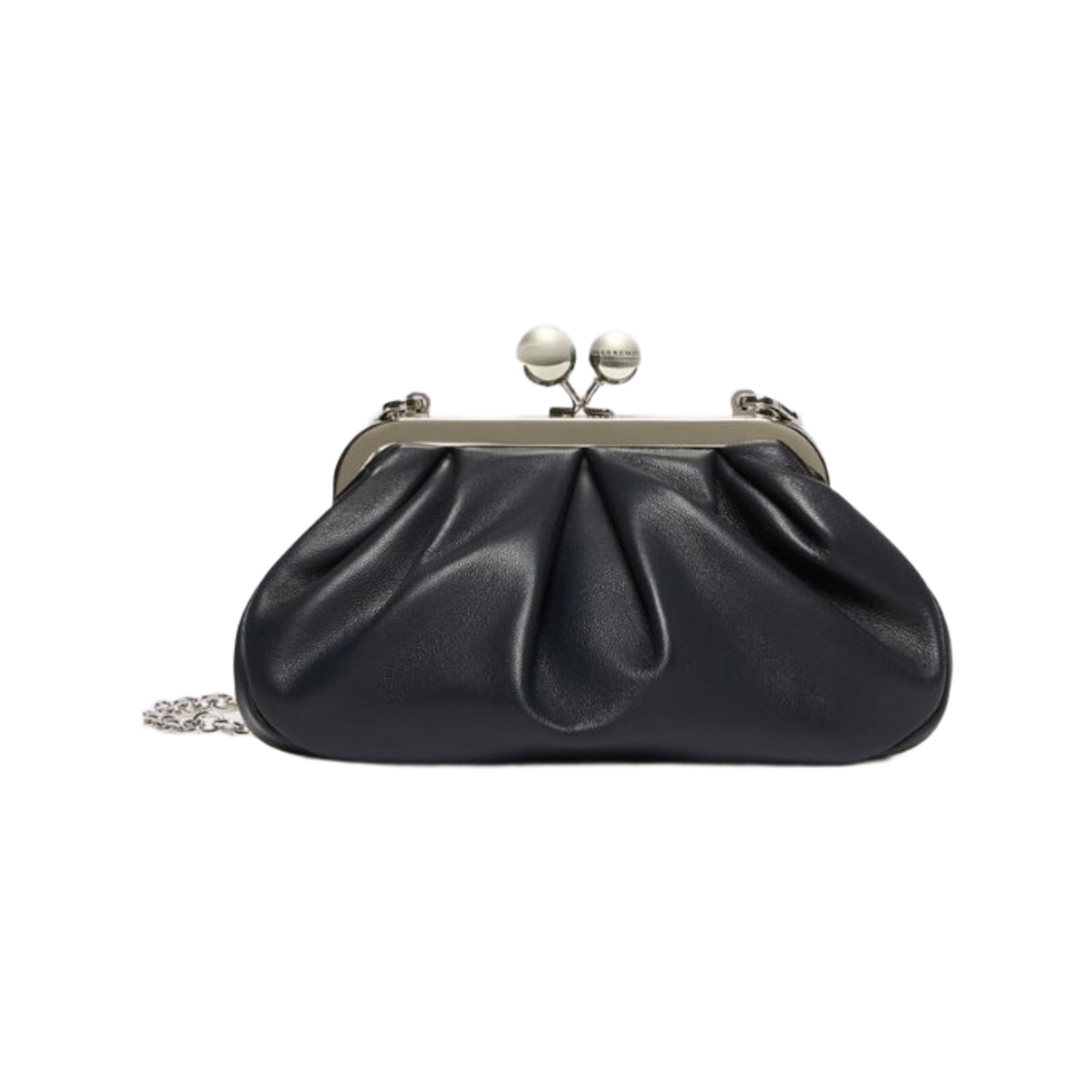 PRATI-091 Weekend Max Mara Prati Small Sheepskin Pasticcino Bag Ultramarine