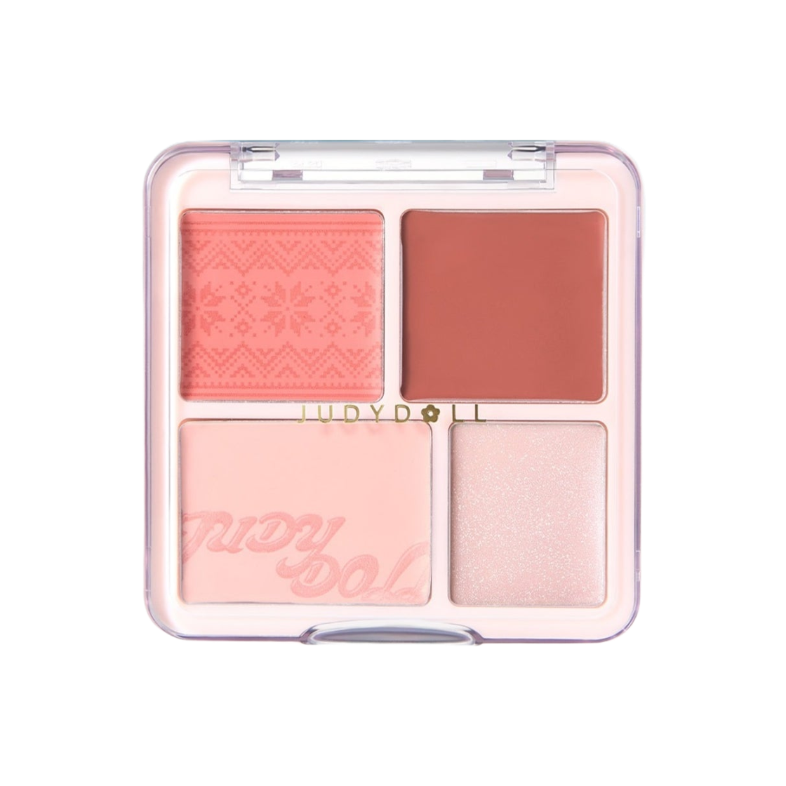 주디돌 투인원 블러쉬 하이라이트 팔레트 07 로지 모카(Judydoll 2 In 1 Blush Highlight Palette 07 Rosy Mocha)