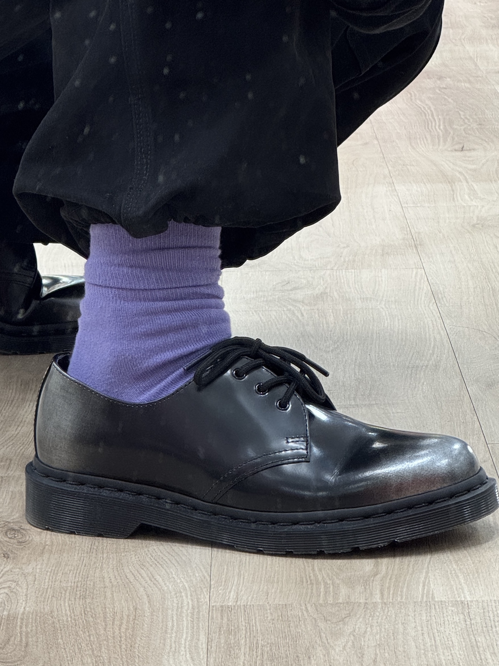 Dr. Martens 1461 Silver Arcadia Multi 착용 스타일 - 3