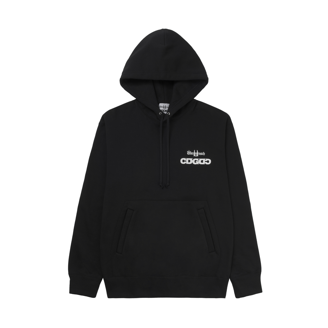 CDG x 지드래곤 위버멘쉬 CDGDC 클래식 후디드 스웨트셔츠 블랙(CDG x G-DRAGON Ubermensch CDGDC Classic Hooded Sweatshirt Black)