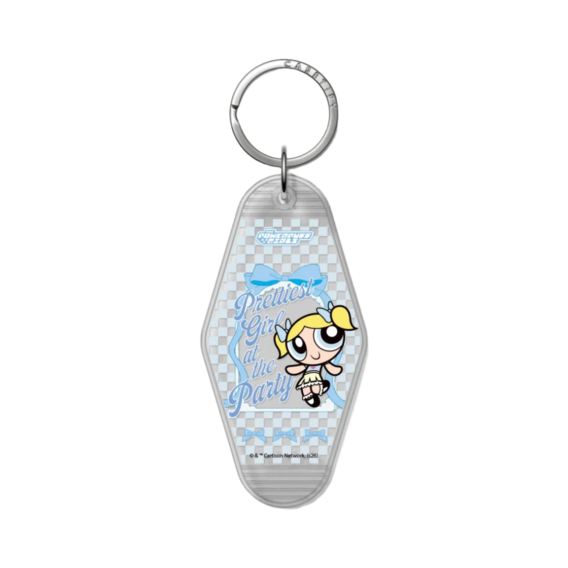 케이스티파이 x 파워퍼프걸 버블스 폰 체인 태그 프로스트 화이트(Casetify x The Powerpuff Girls Bubbles Phone Chain Tag Frost White)