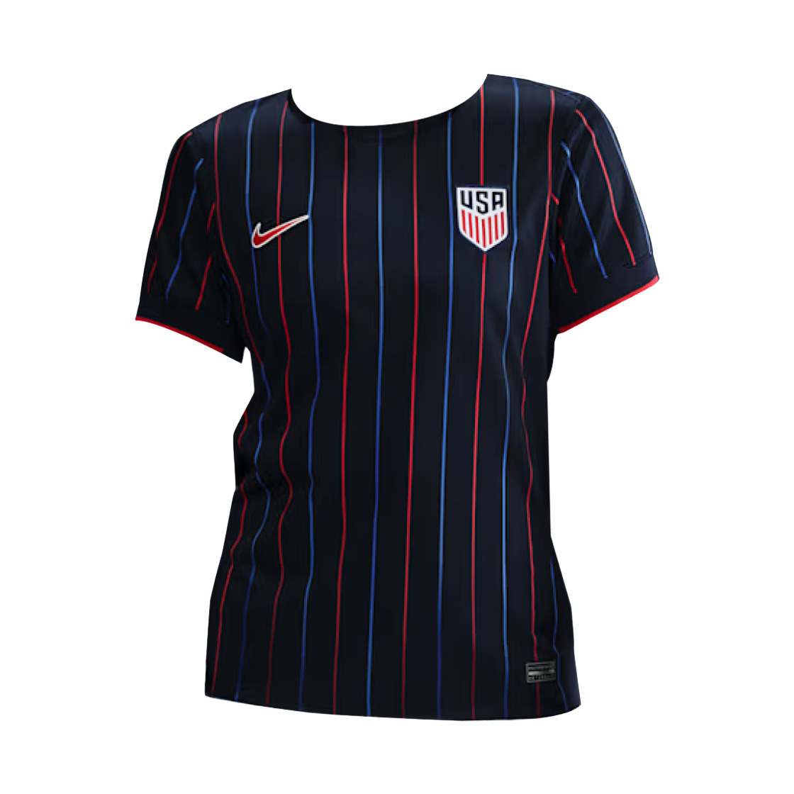 (W) 나이키 USMNT 2025 스타디움 어웨이 드라이핏 사커 레플리카 저지 옵시디언 챌린지 레드 (FZ9139-451) (논 마킹 버전)((W) Nike USMNT 2025 Stadium Away Dri-Fit Soccer Replica Jersey Obsidian Challenge Red (FZ9139-451) (Non Marking Ver.)) - 1