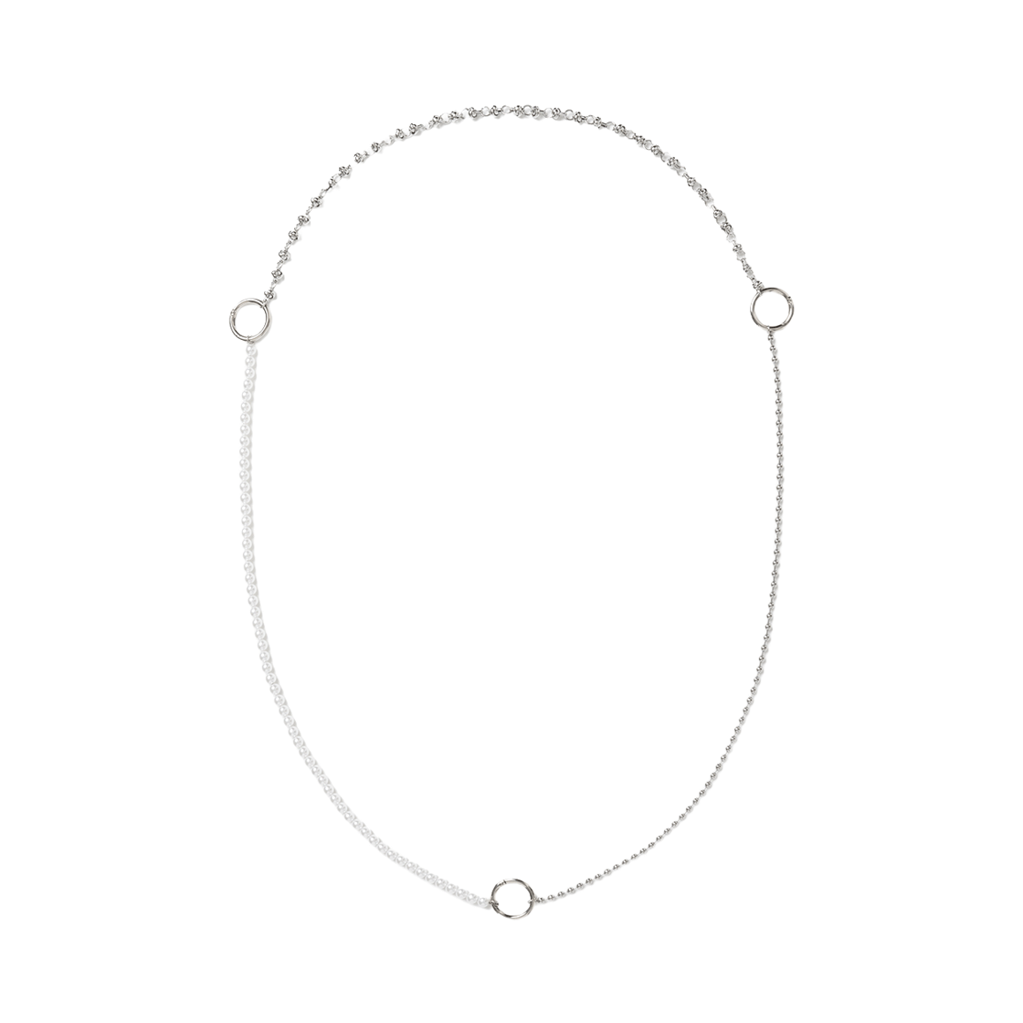 밀로 우먼 쓰리 타입 멀티 스트랩 실버(MILLO WOMEN 3-Type Multi Strap Silver) - 1