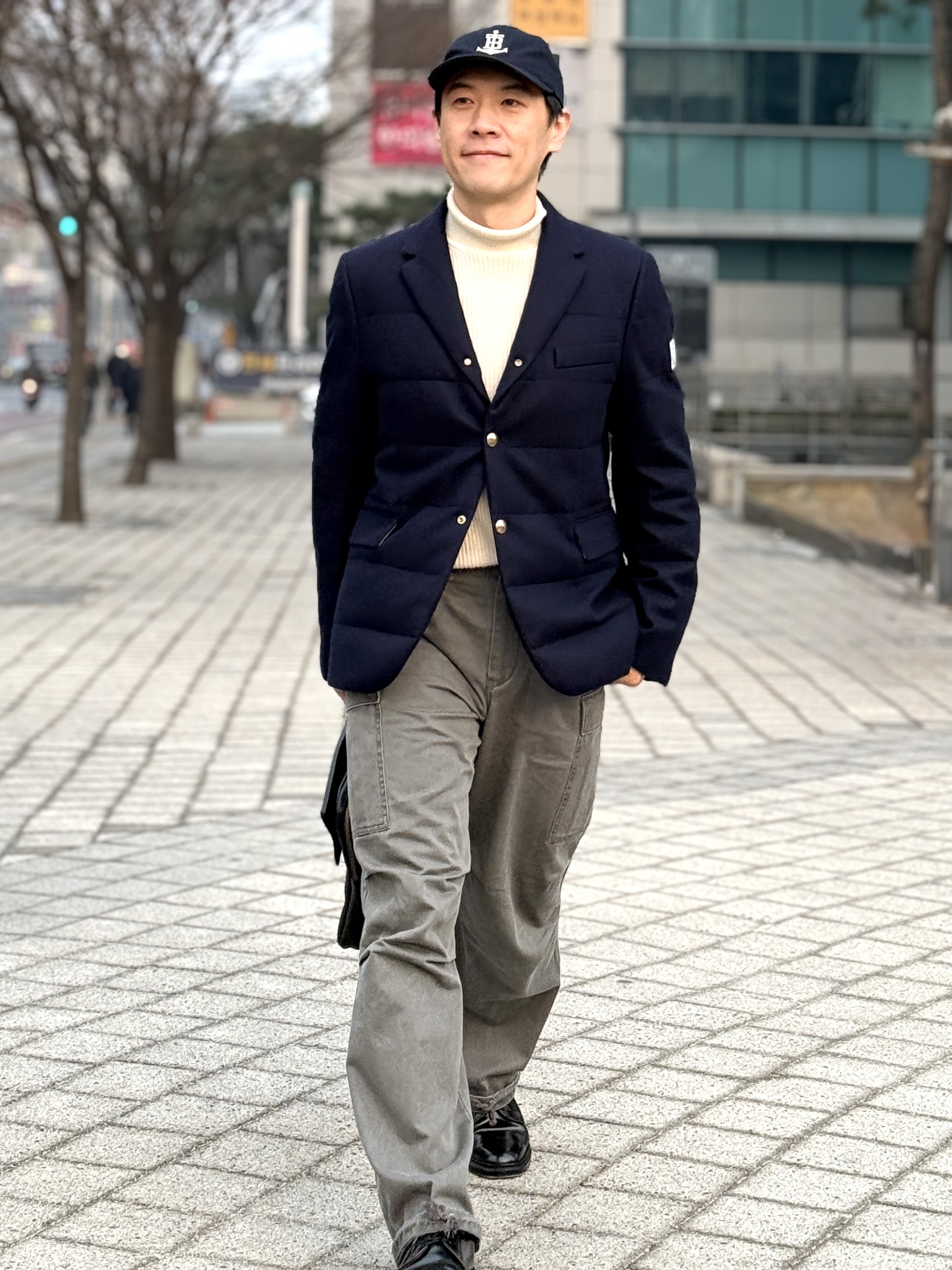 Alden 9901 Cordovan Plain Toe Blucher Oxford Black - E 착용 스타일 - 1