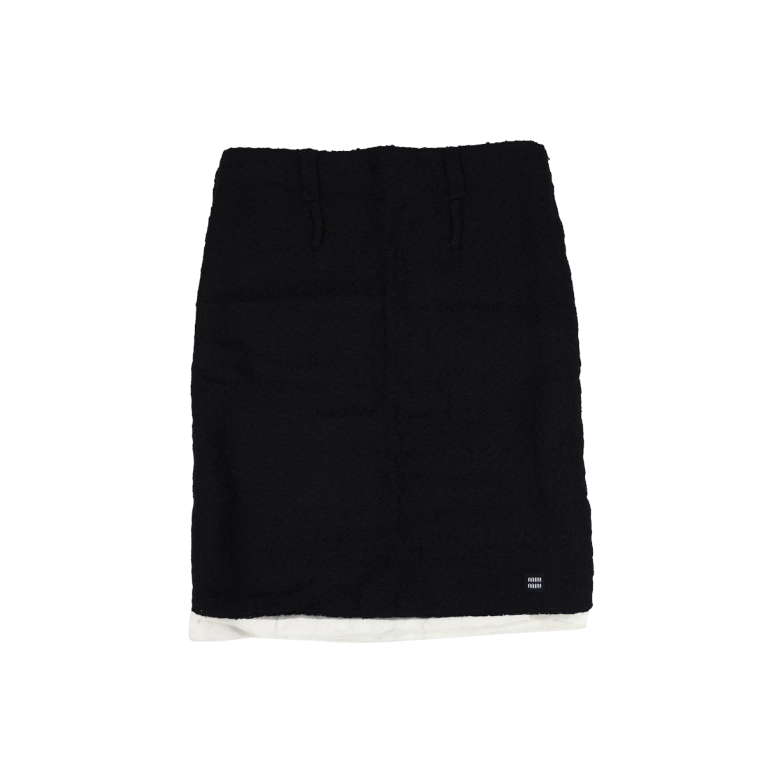 ITJGS4ES856U Miu Miu MG1842 Black Skirt
