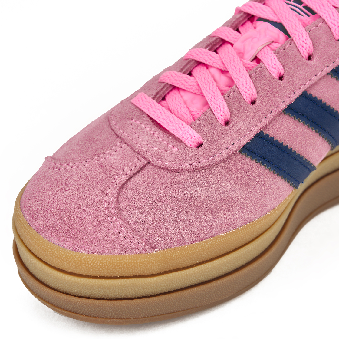 (W) 아디다스 가젤 볼드 핑크 글로우 빅토리 블루((W) Adidas Gazelle Bold Pink Glow Victory Blue) - 8