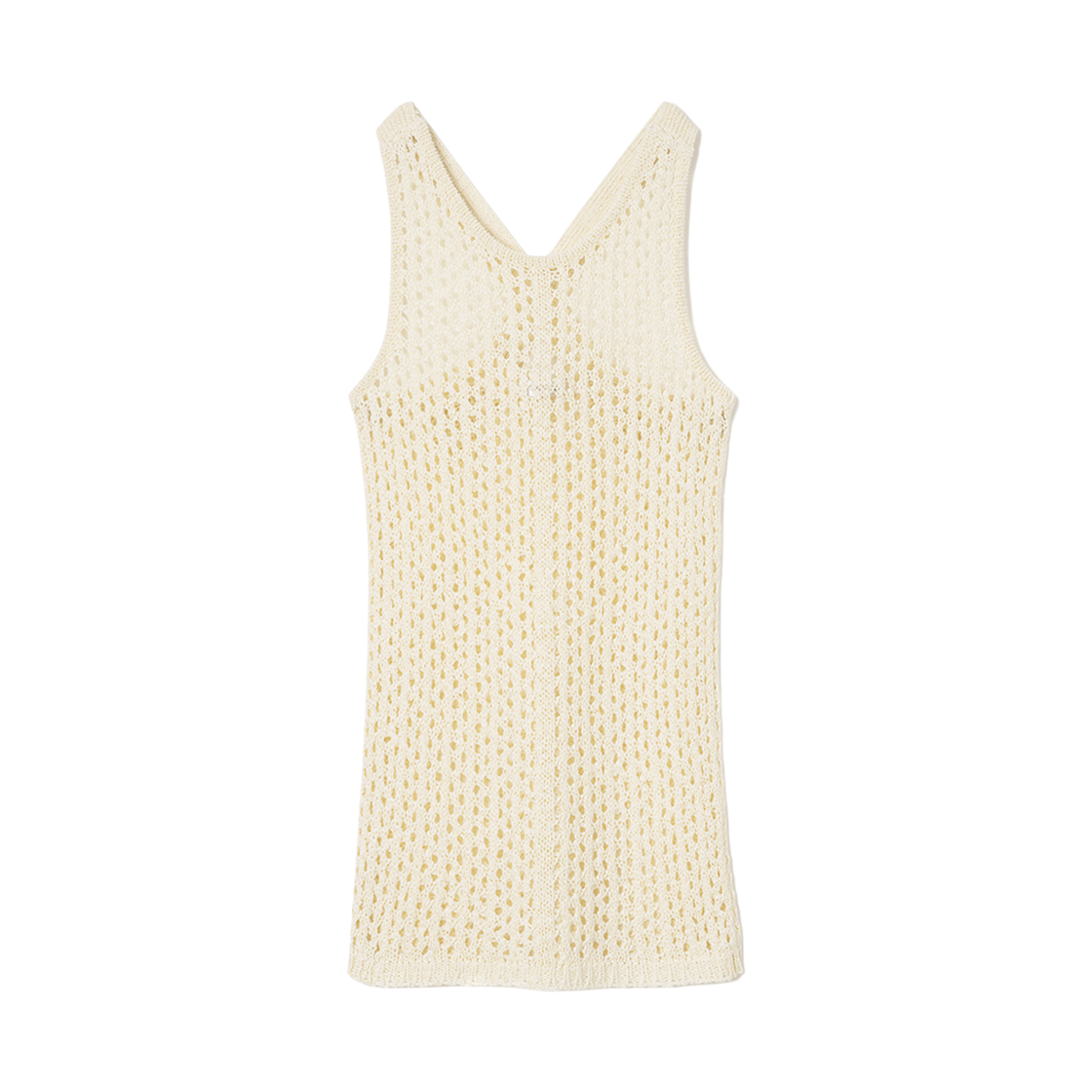MW148BUT MILLO WOMEN Crochet Knit Sleeveless Butter