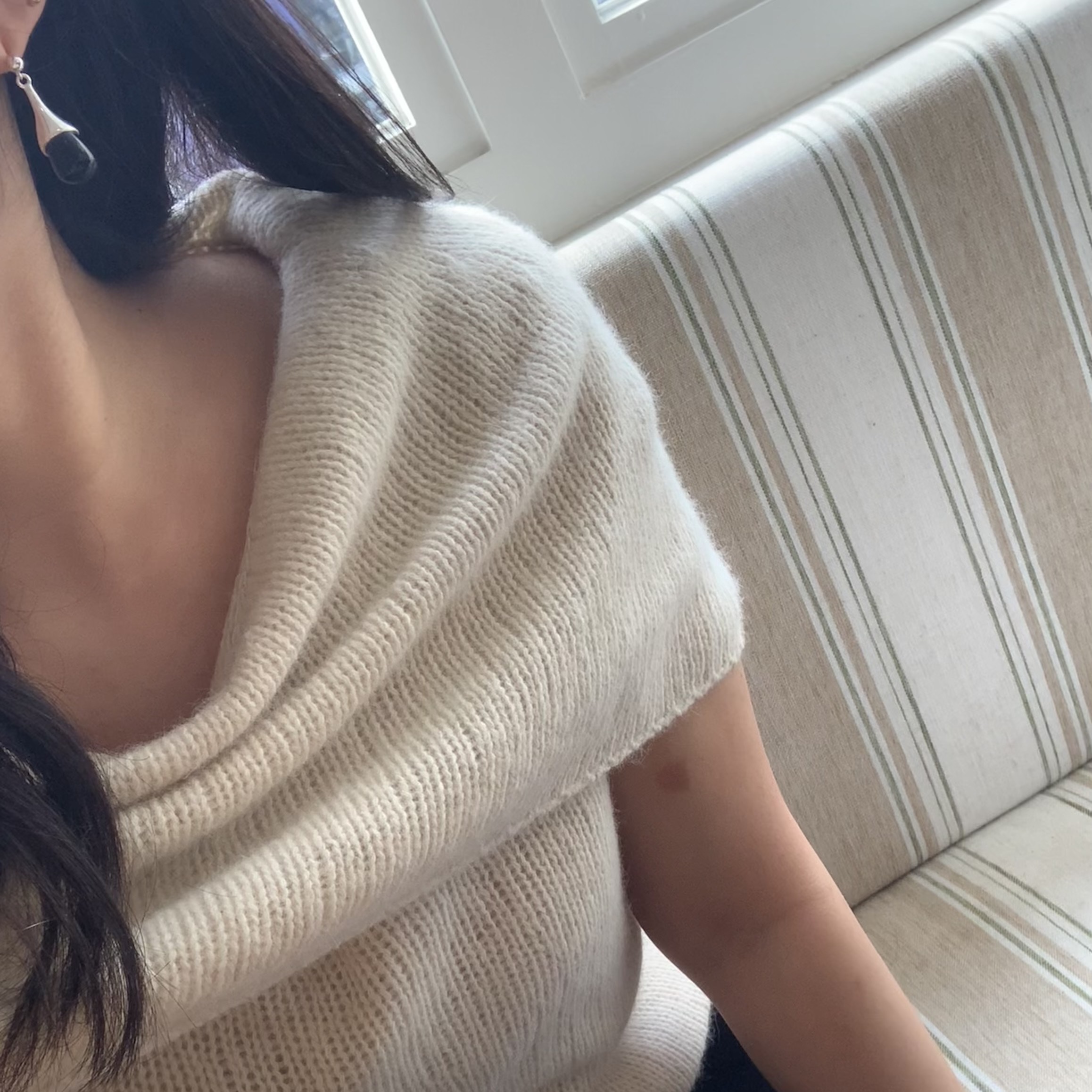 Byweekend Pot Necklace Silver, Byweekend Ive Ring Silver 착용 스타일 - 2