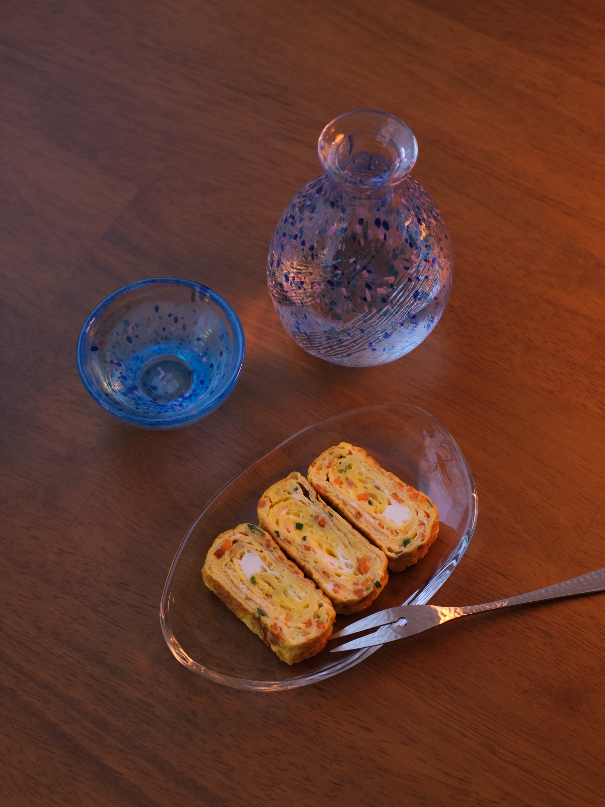 [3% 적립] [KREAM 단독] MINOHAN KOREA SUNLIT SHIMMER NIGHTCAP SET BLUE 착용 스타일 - 1