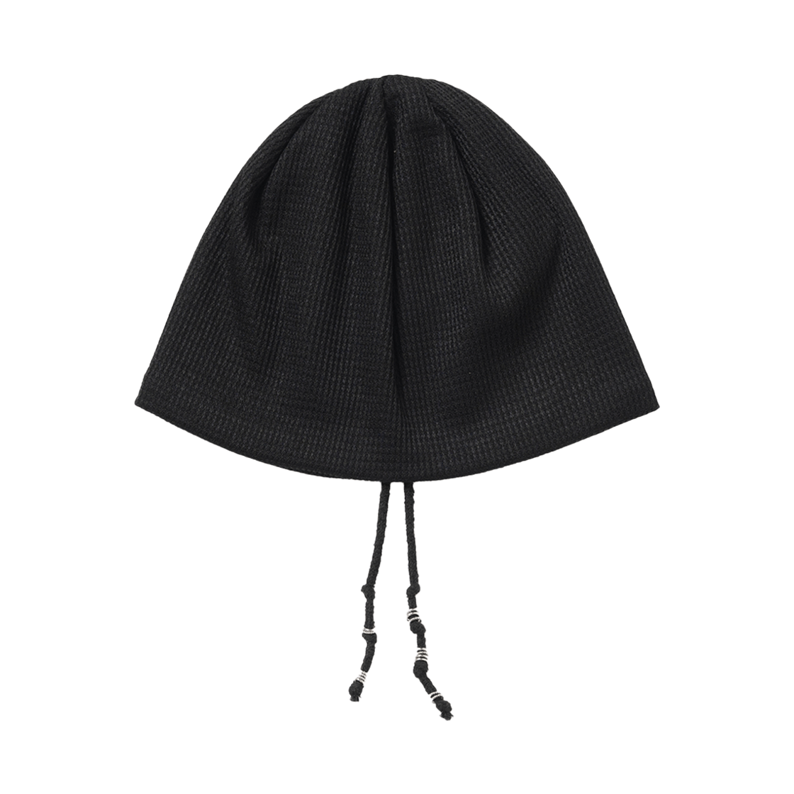 MW212BLK MILLO WOMEN Waffle String Beanie Black