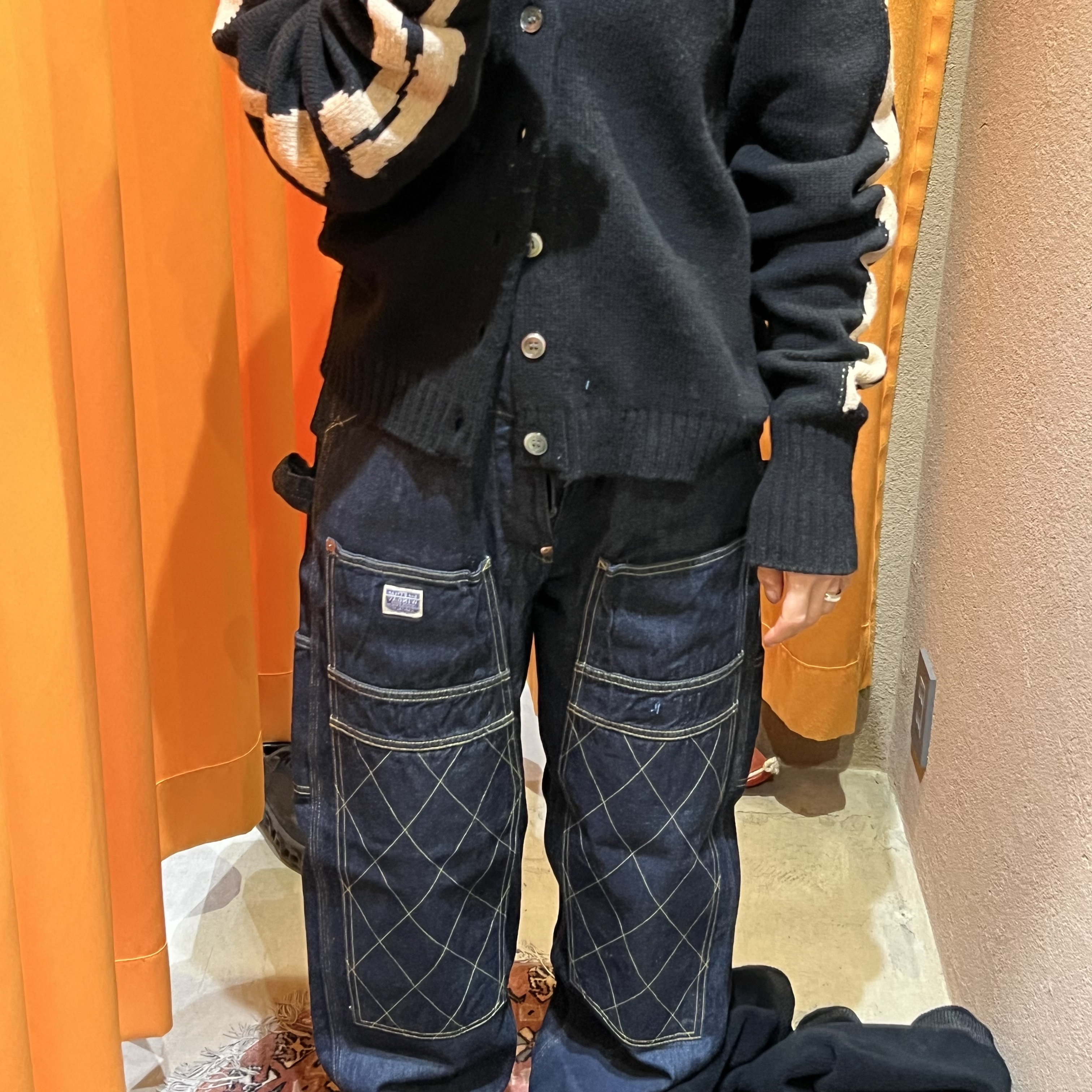 Kapital 11.5 oz. Denim Lumber Pants Indigo (Processing) 착용 스타일