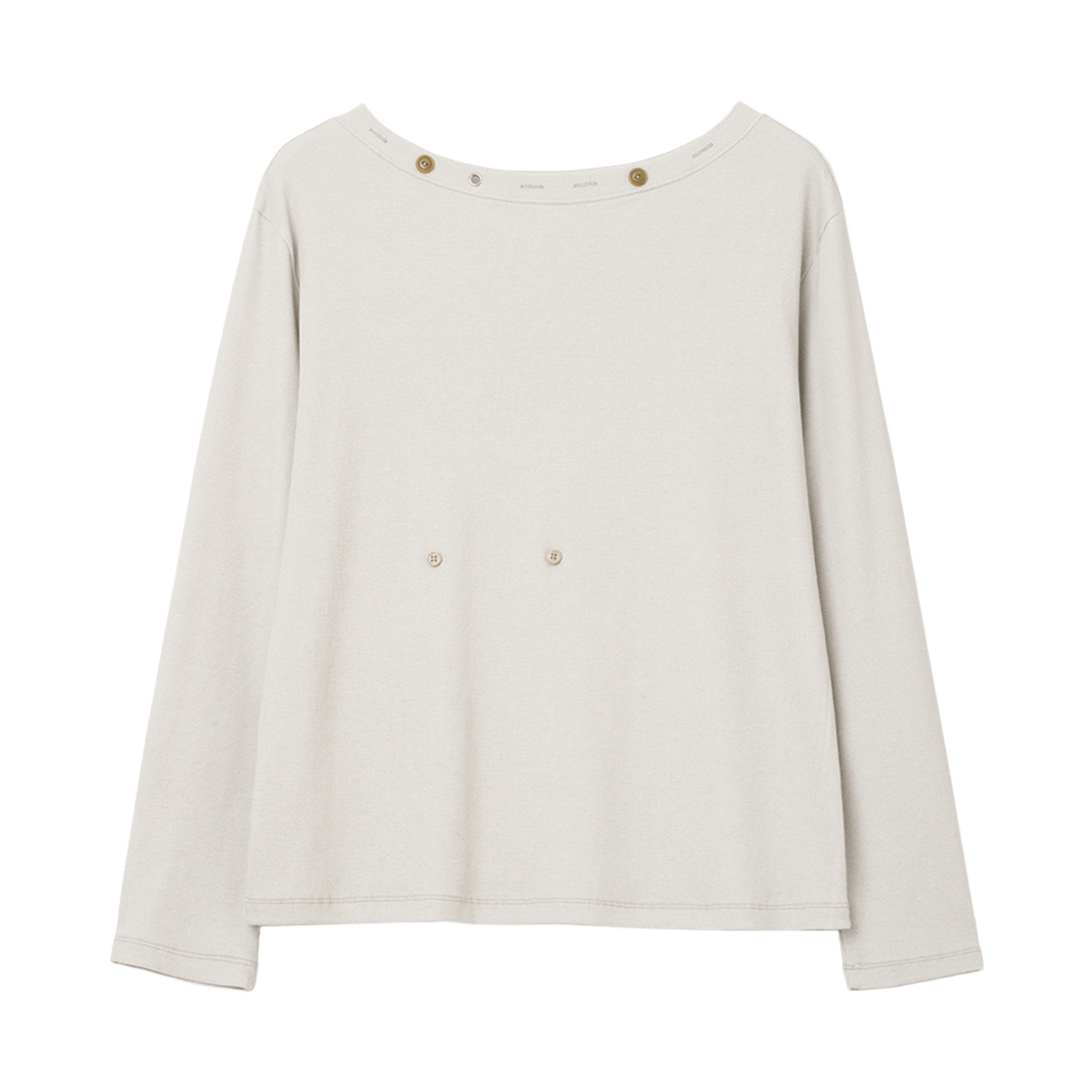 MW236BEG MILLO WOMEN Button Mix T-Shirts Beige