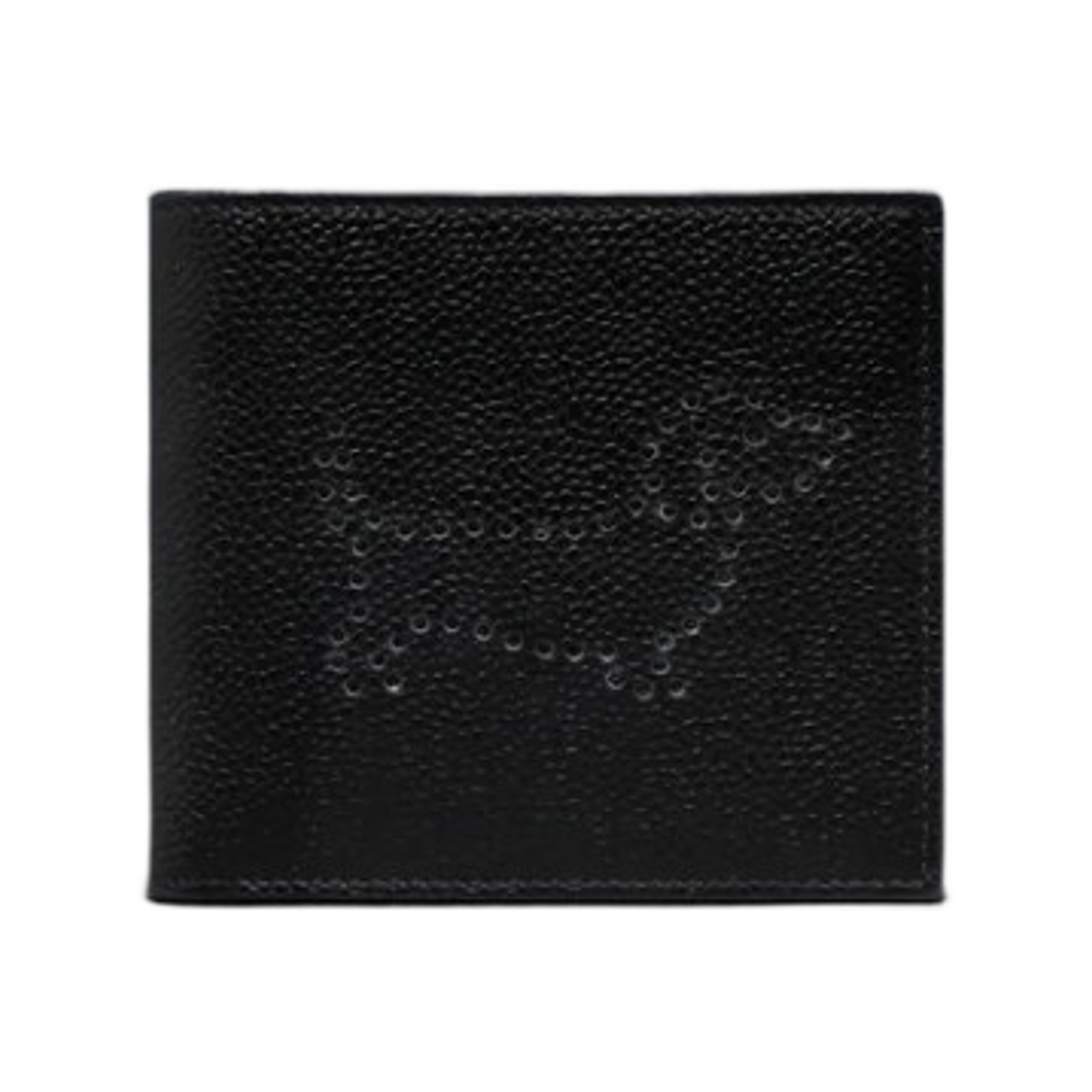 UAW086A-00198-001 Thom Browne Pebble Grain Hector Bilfold Black