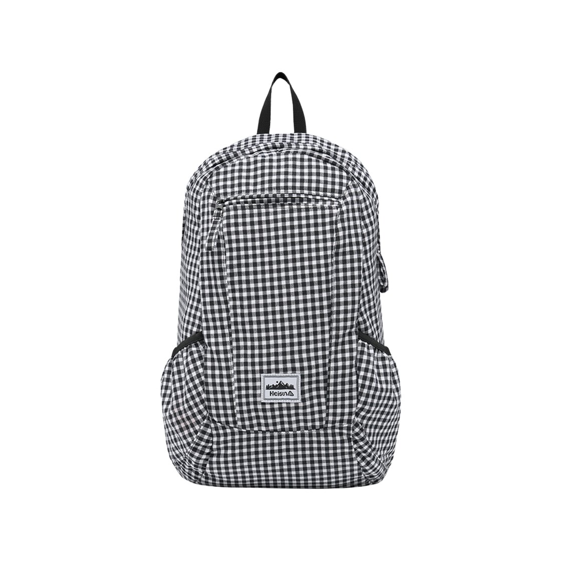 HISGCB001BK Heisan Compact Pocket Bag V1 Gingham Check - Black
