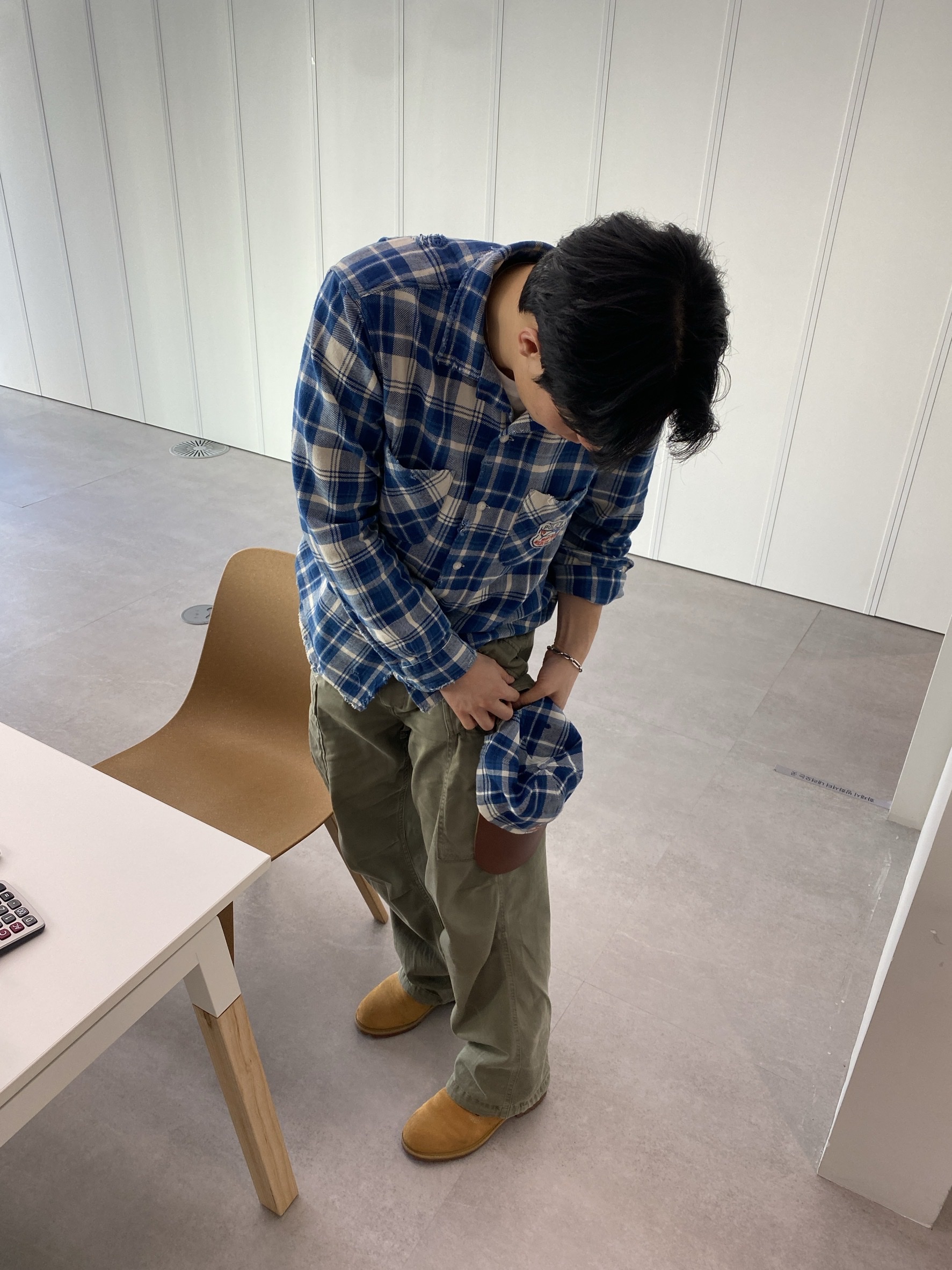 [10% 적립] [KREAM Limited Edition The Trophy Fishing Club] Polo Ralph Lauren Long Bill Flannel Cap Assorted - 25FW 착용 스타일 - 4