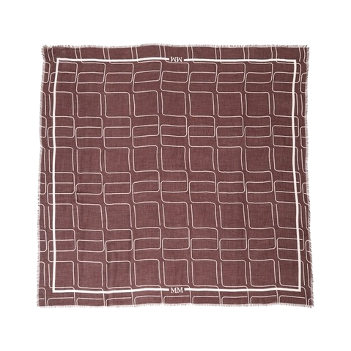 (W) 막스마라 레져 네바다 스카프 와인((W) Max Mara Leisure Nevada Scarf Wine)
