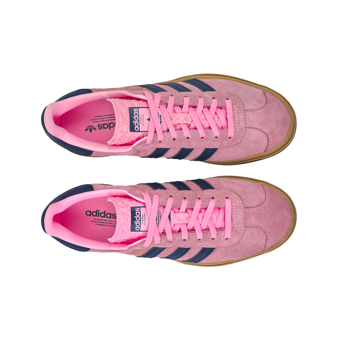 (W) 아디다스 가젤 볼드 핑크 글로우 빅토리 블루((W) Adidas Gazelle Bold Pink Glow Victory Blue) - 5