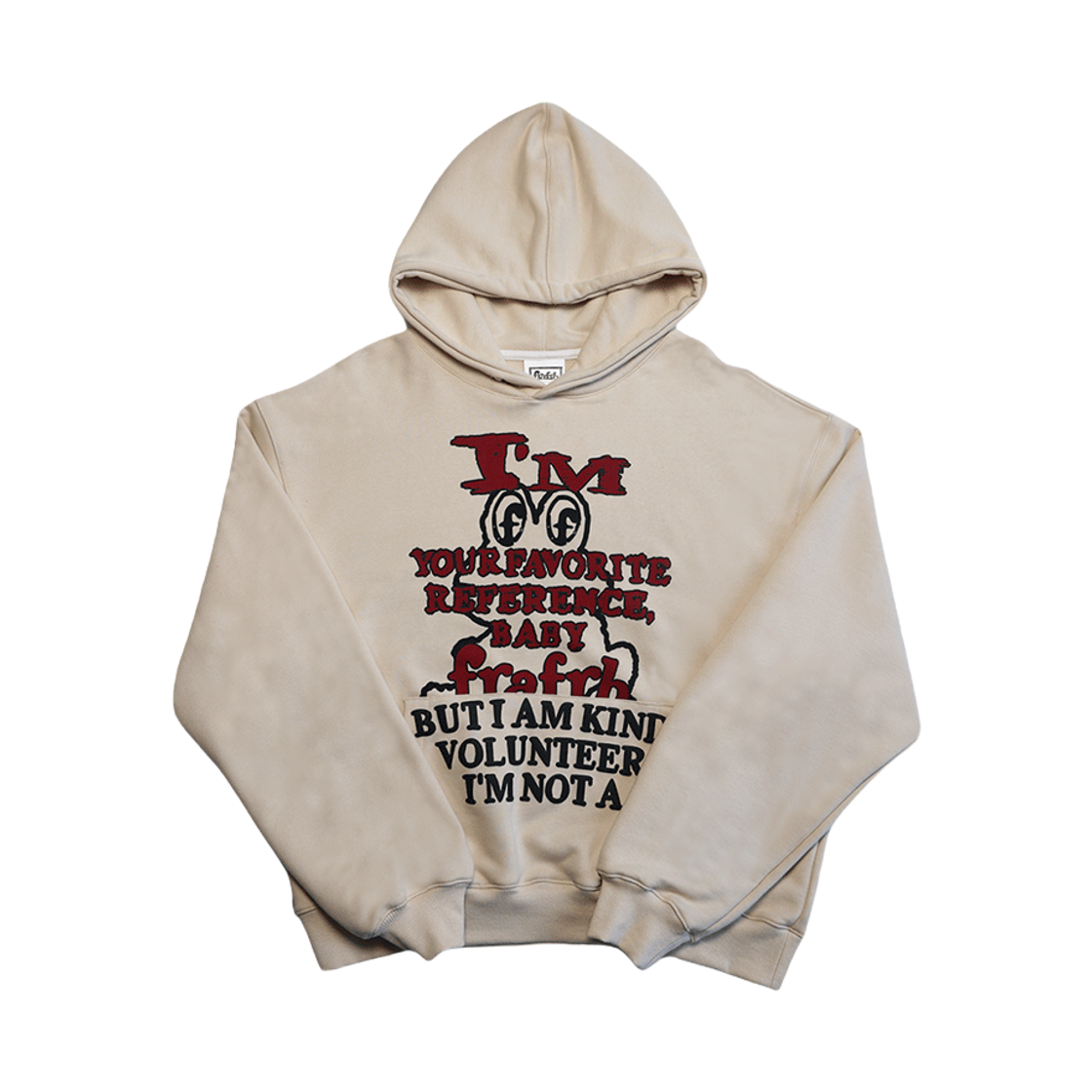 프라프랍 그래픽 후드 크림(FRAFRB Graphic Hoodie Cream) - 1