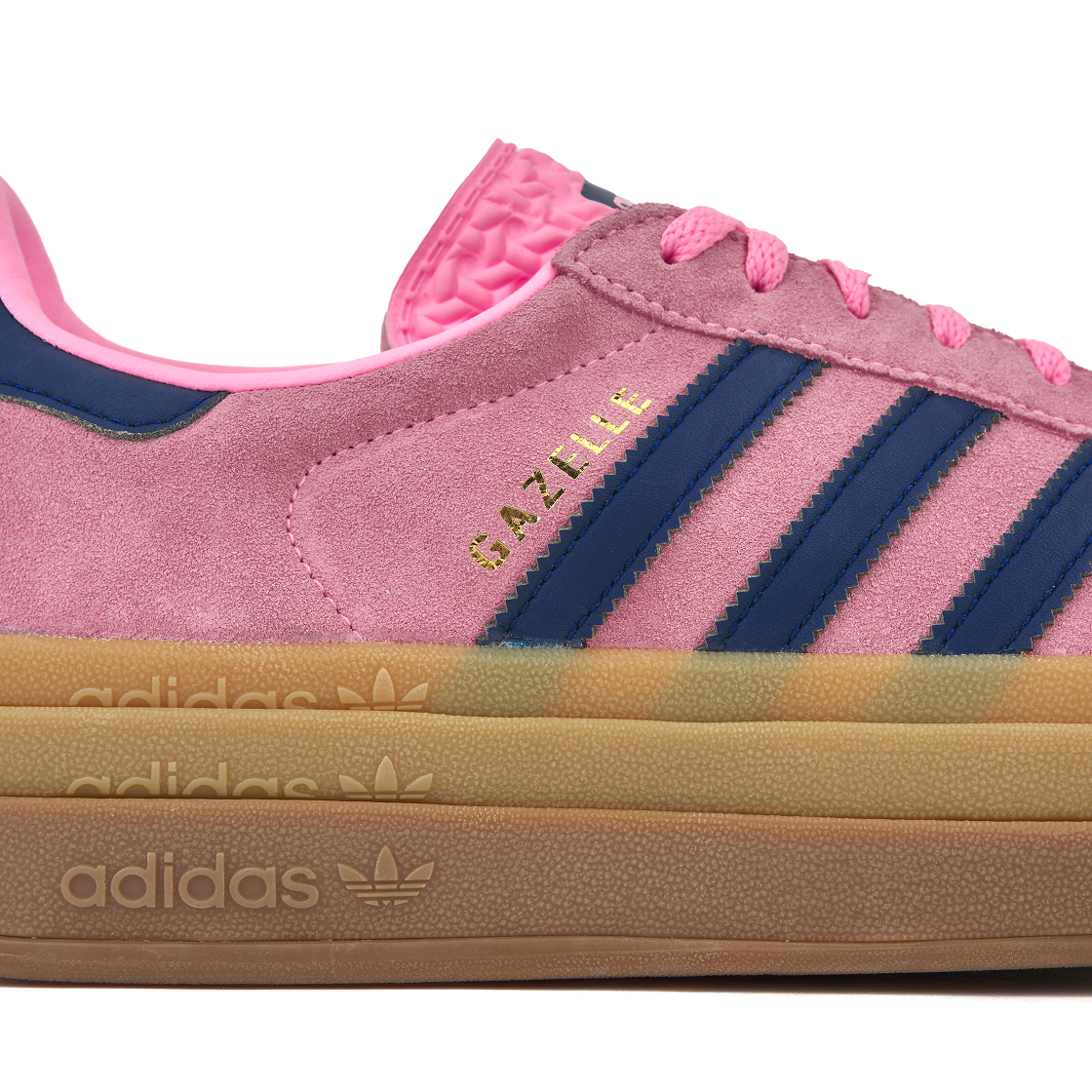 (W) 아디다스 가젤 볼드 핑크 글로우 빅토리 블루((W) Adidas Gazelle Bold Pink Glow Victory Blue) - 7