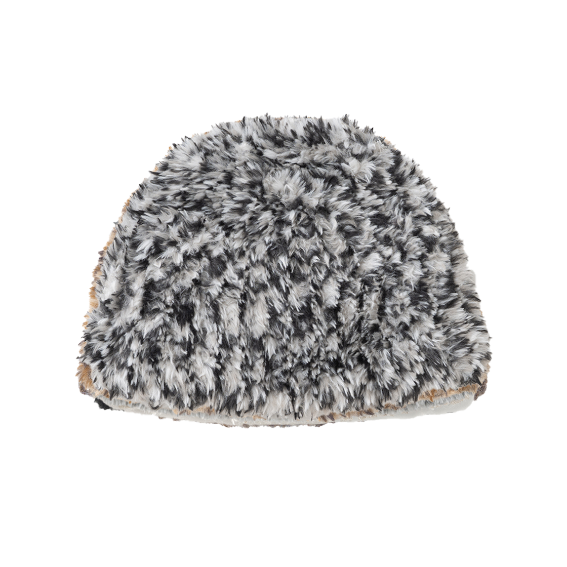 MW035GRA MILLO WOMEN Fur Knit Bucket Hat Gray