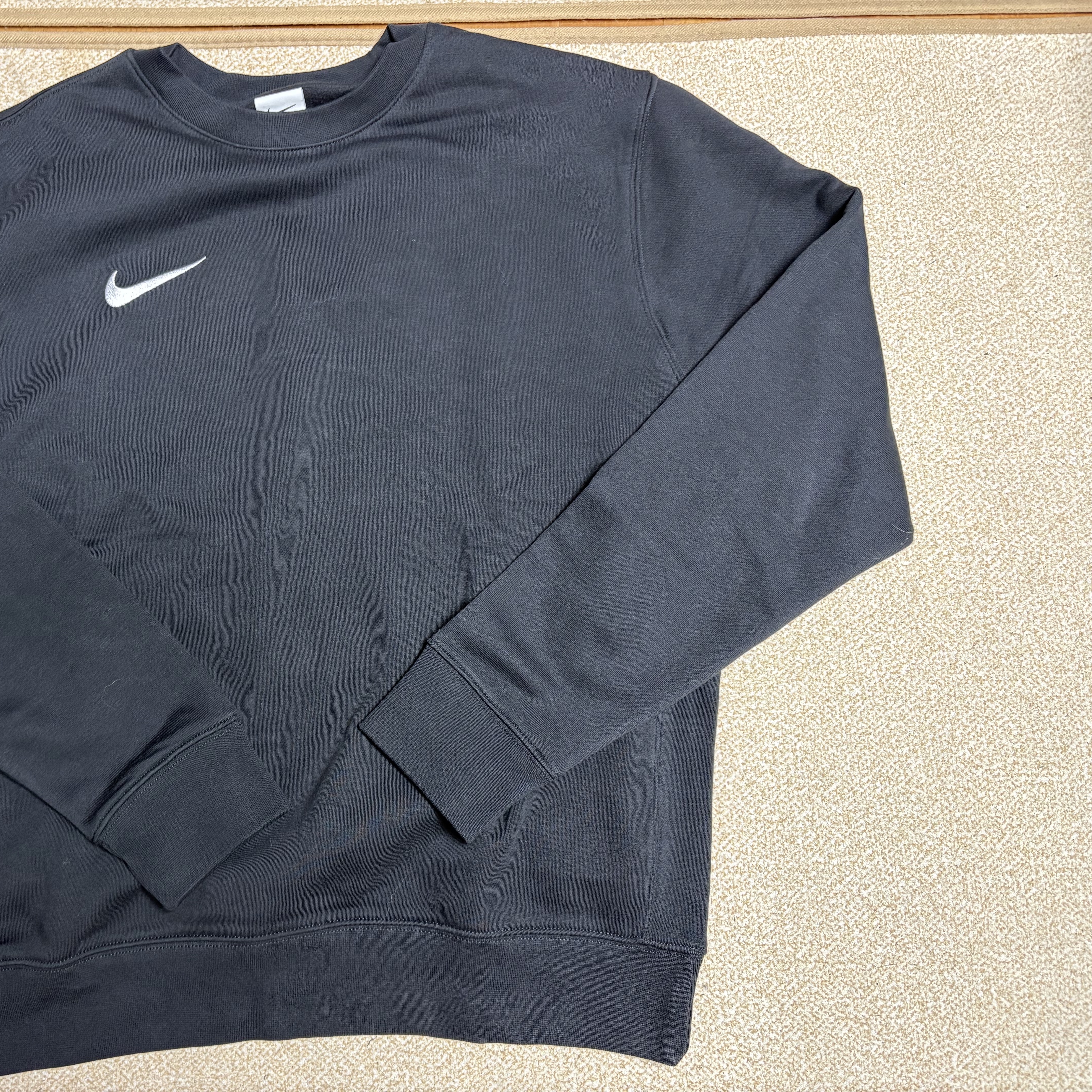 Nike Park Crew Sweatshirt Black 착용 스타일