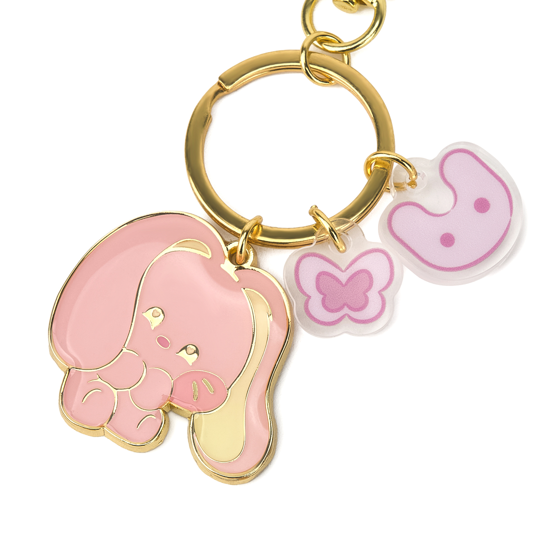 뉴진스 버니니 메탈 키링 핑크 - 일본 한정(NewJeans Bunini Metal Key Ring Pink - Japan Exclusive) - 2