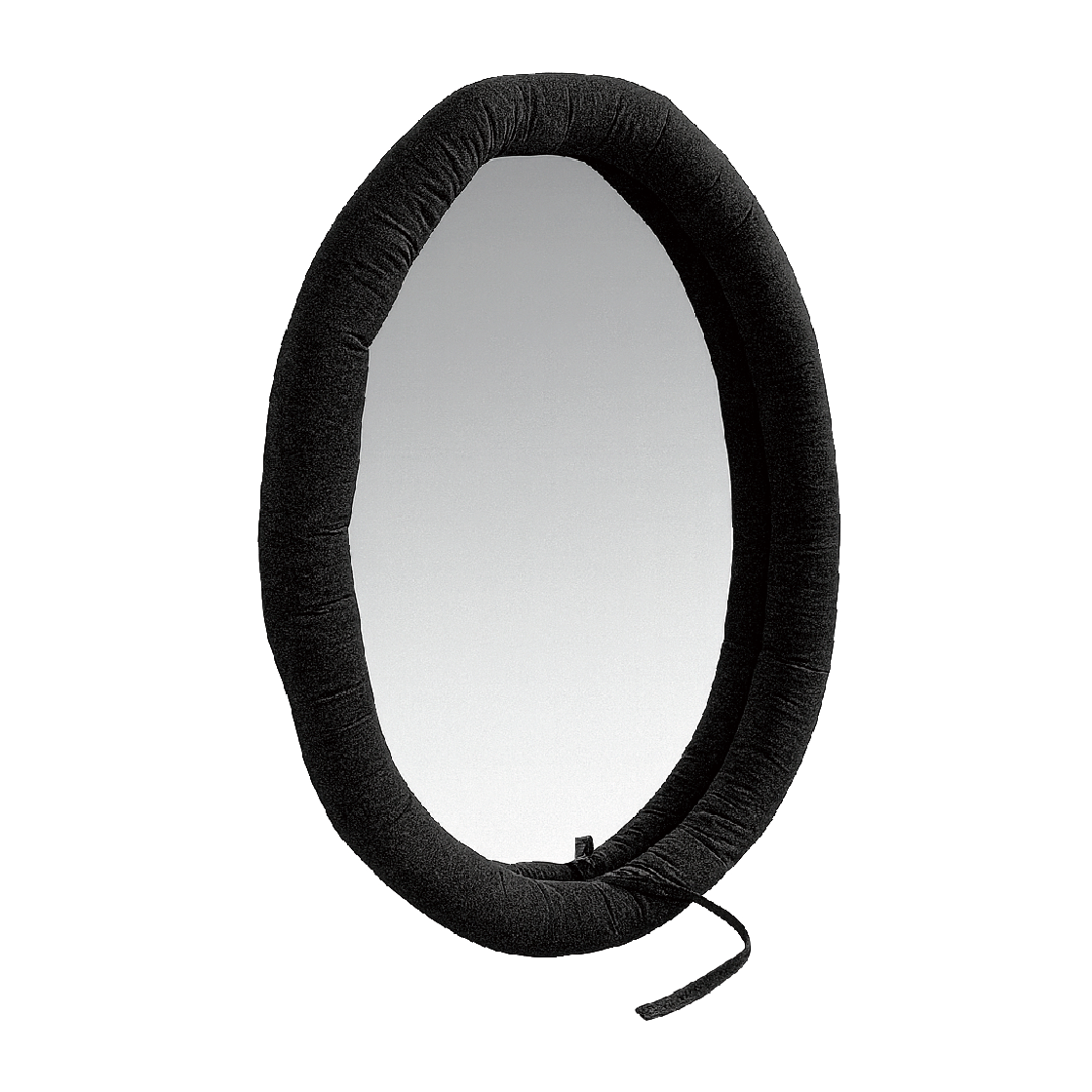 [3% 적립] 미호미두 오벌  쿠션 거울 블랙([3% 적립] MIHIMUDU Oval Cushion Mirror Black)