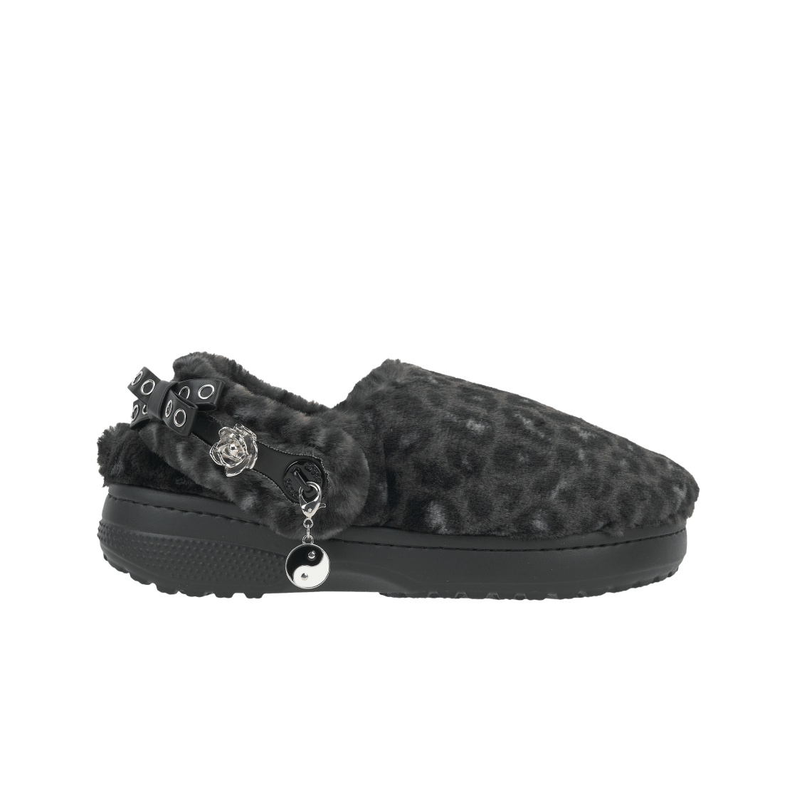 크록스 클래식 언퍼게터블 레오파드 클로그 블랙 레오파드(Crocs Classic Unfurgettable Leopard Clog Black Leopard)