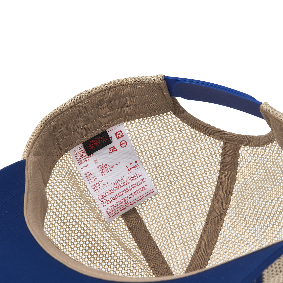 아이앱 스튜디오 x 기묘한 이야기 브레들리 빅 버이 캡 블루(IAB Studio x Stranger Things Bradley's Big Buy Cap Blue) - 7