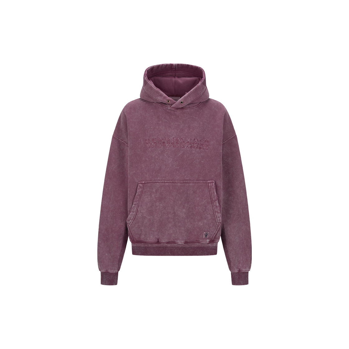 우드먼 스톤페이드 후드 - 버건디(Woodman Stone Faded Hoodie - Burgundy)