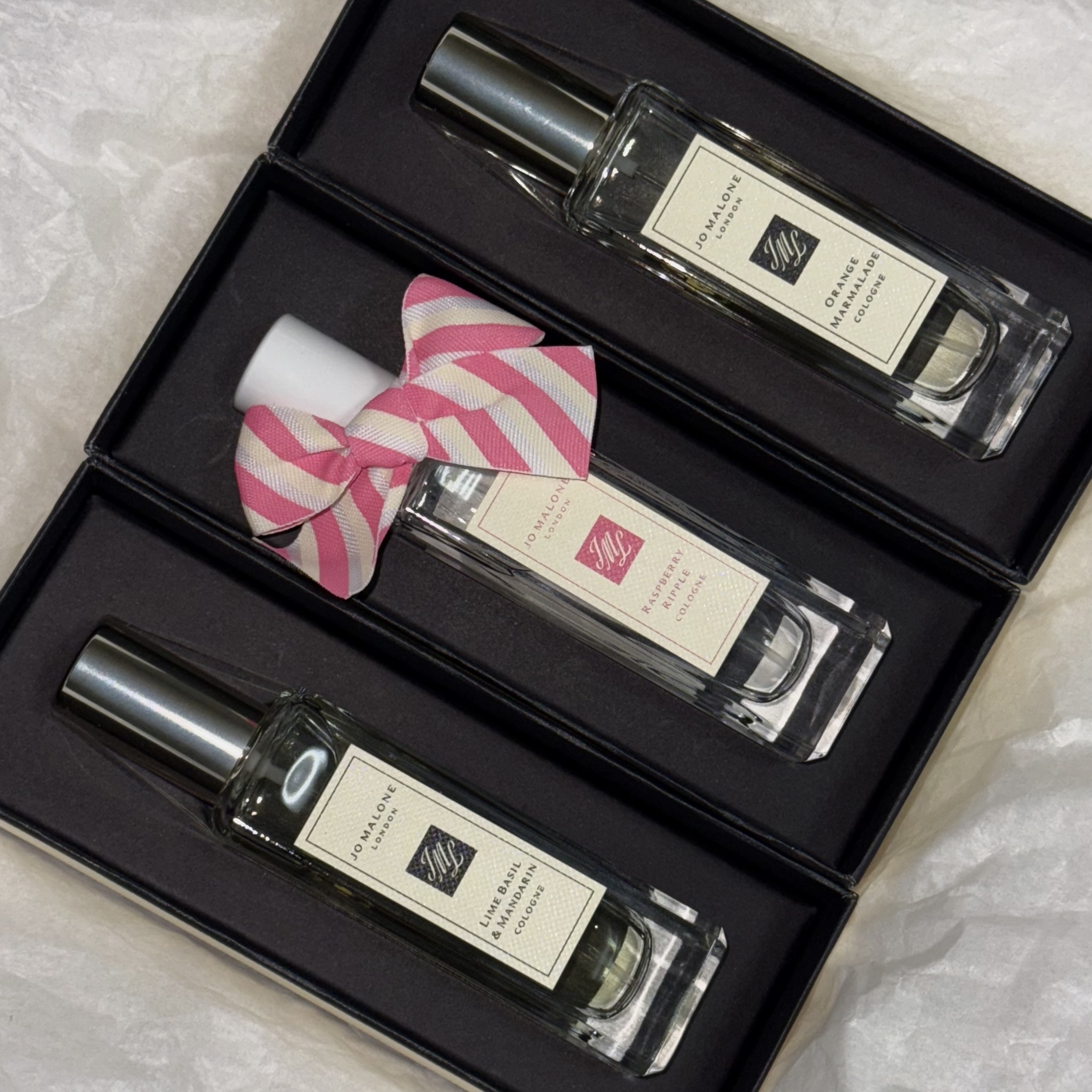 Jo Malone Lime Basil & Mandarin Cologne 30ml, Jo Malone Raspberry Ripple Cologne 30ml 착용 스타일