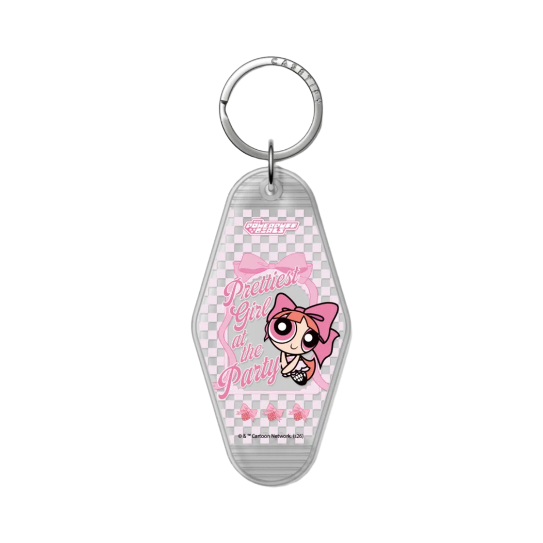케이스티파이 x 파워퍼프걸 블라썸 폰 체인 태그 프로스트 화이트(Casetify x The Powerpuff Girls Blossom Phone Chain Tag Frost White)