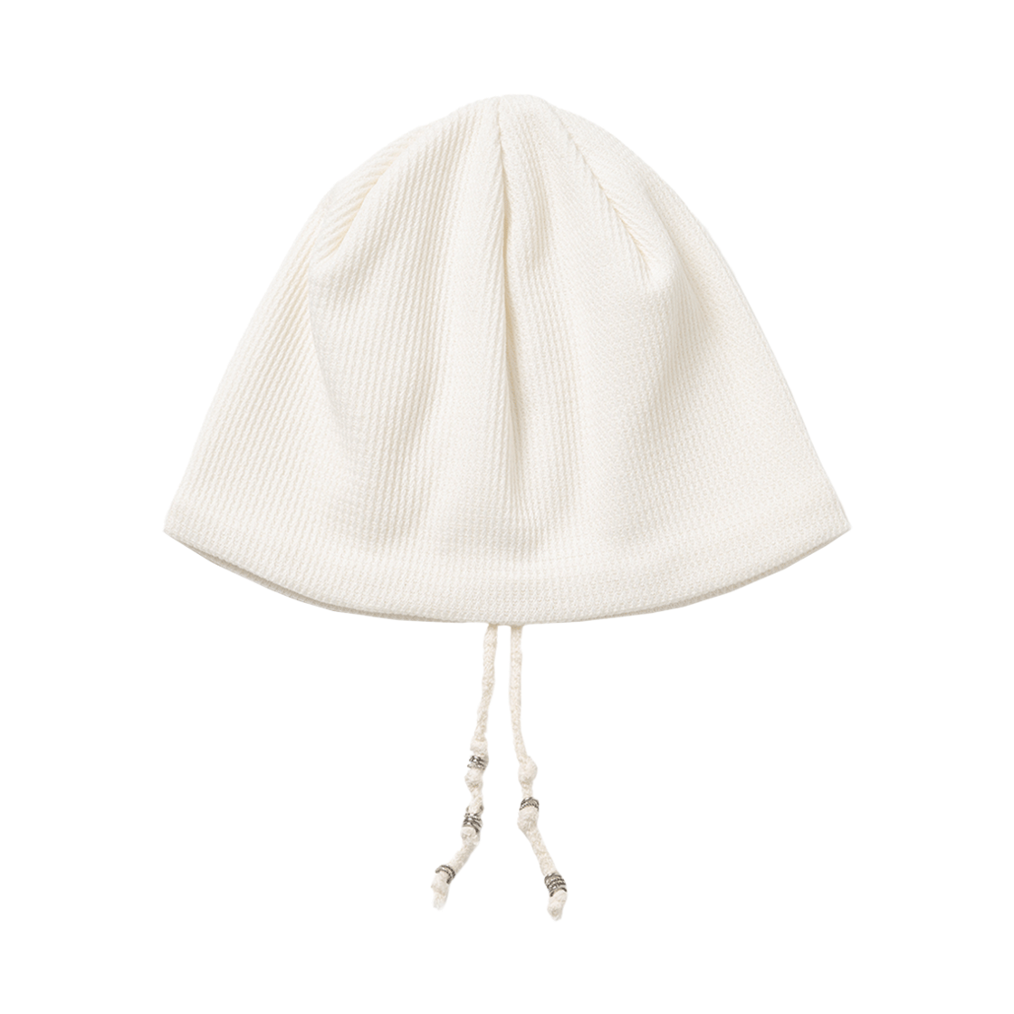 MW212IVR MILLO WOMEN Waffle String Beanie Ivory