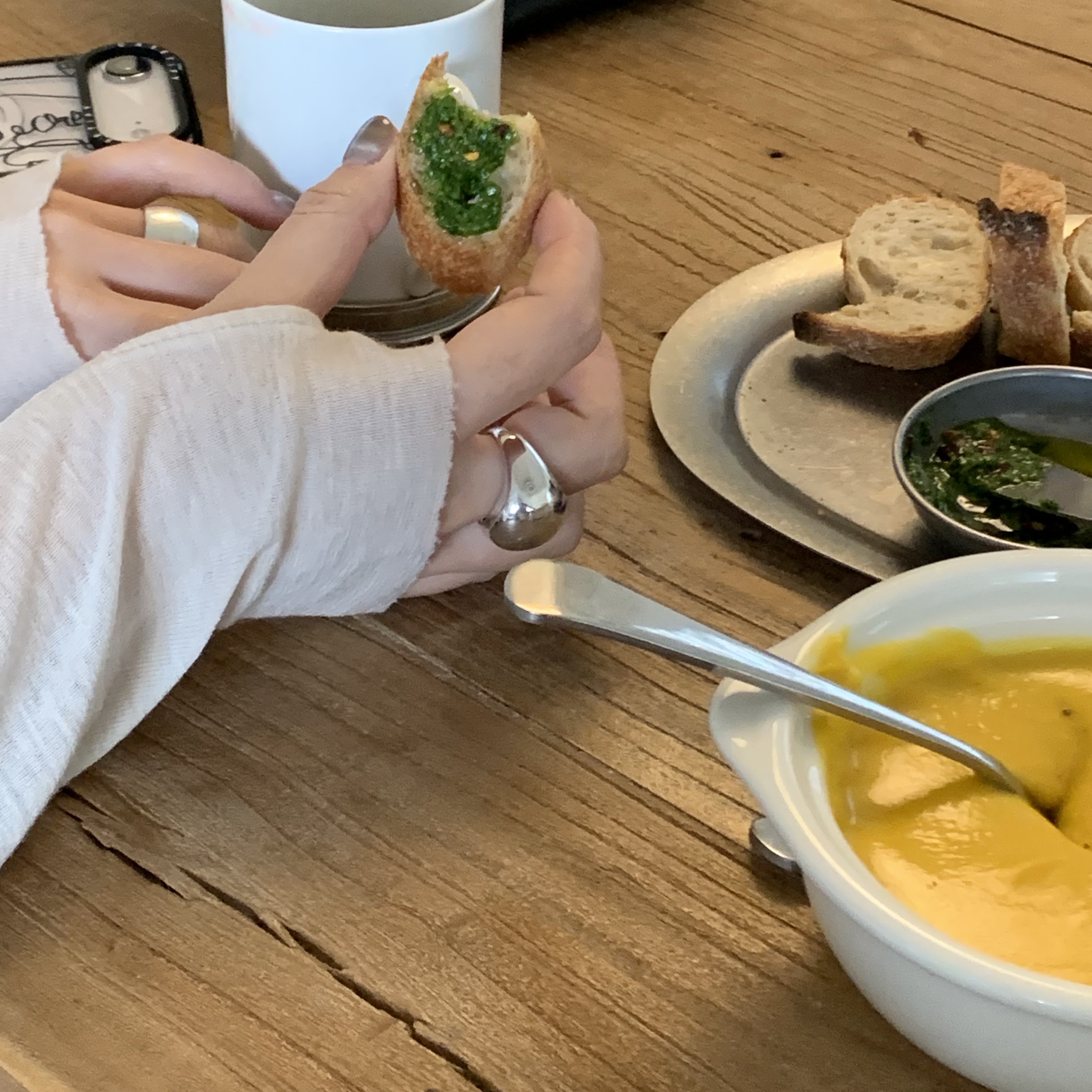 Byweekend Momo Ring Silver 착용 스타일 - 3