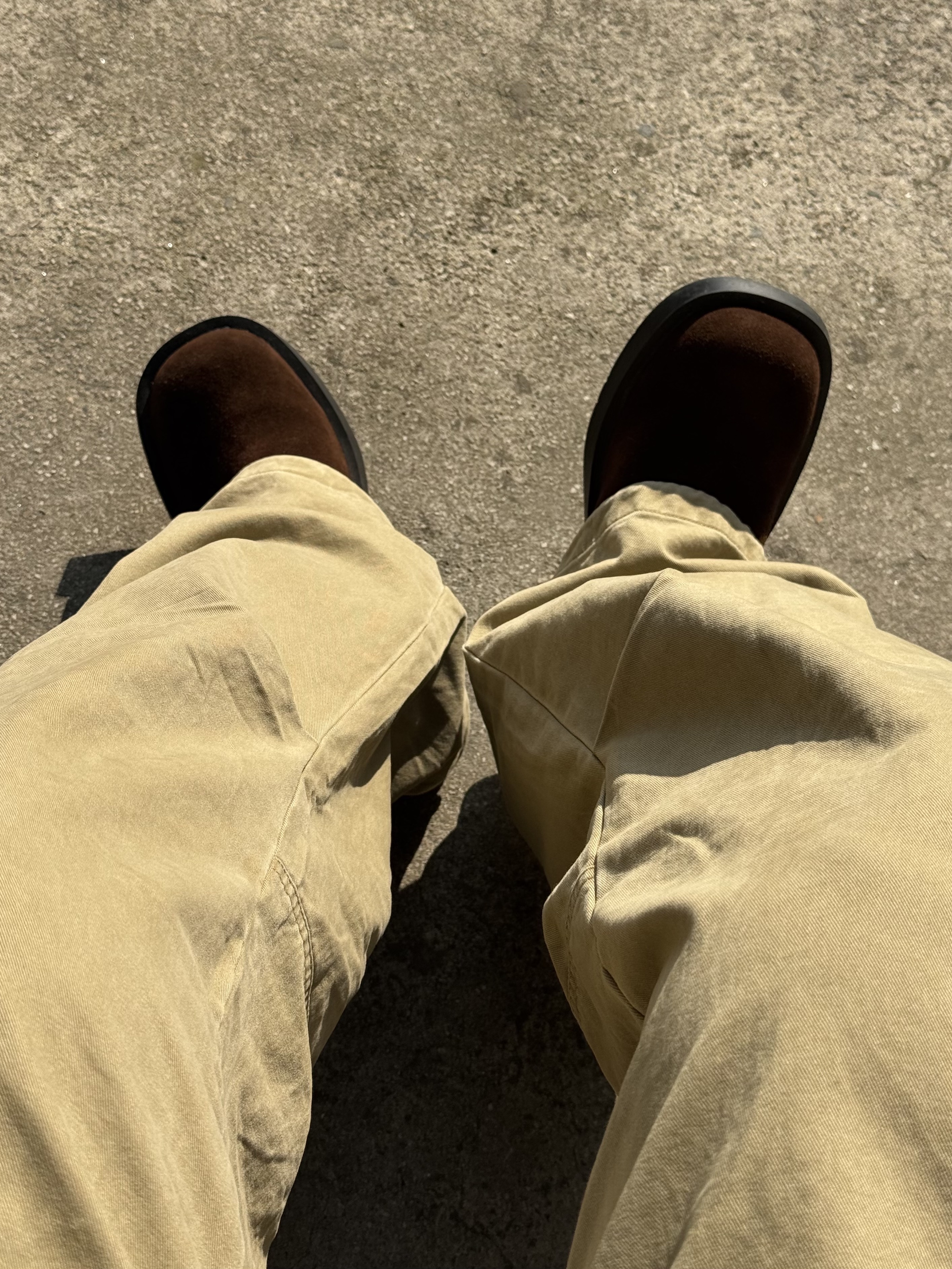 noun Washed Cargo Pants Beige 착용 스타일 - 8