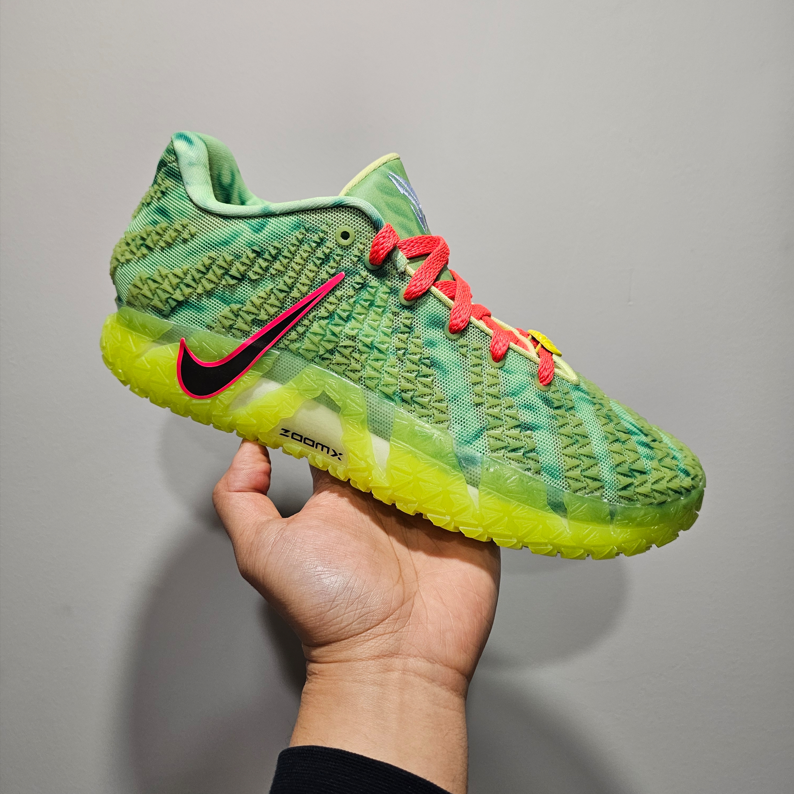 Nike Ja 3 EP Light Lemon Twist Hemp 착용 스타일 - 2