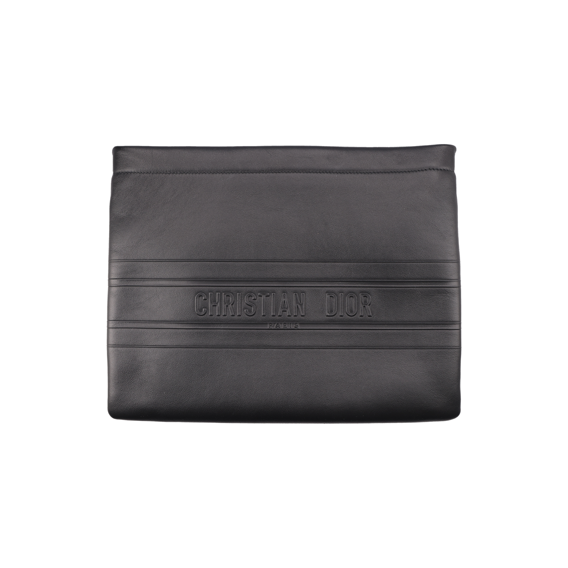 디올 S5543CGSB 스트라이프 파우치 레더 블랙(Dior S5543CGSB Stripe Pouch - Black Leather) - 1