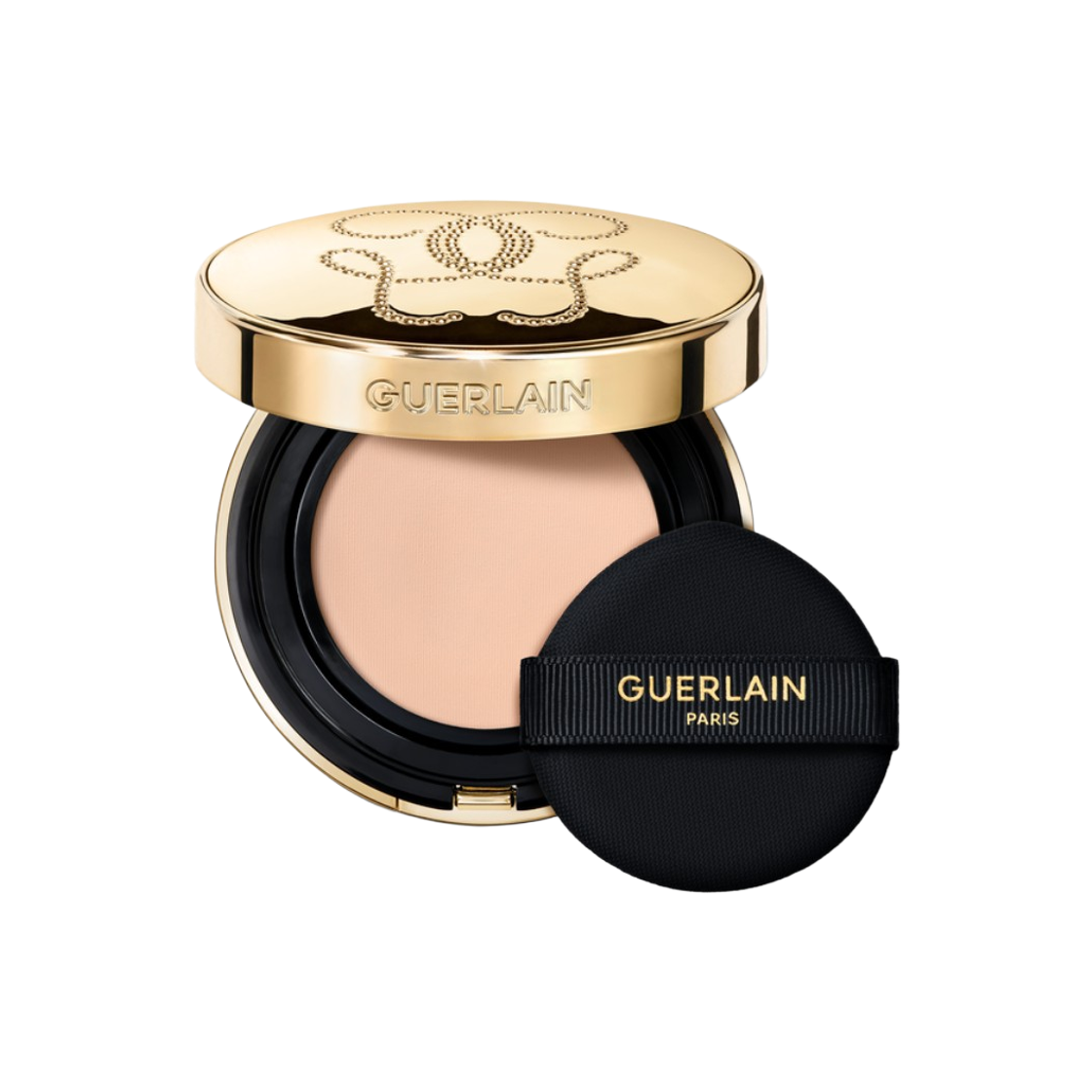 - Guerlain Parure Gold Skin Mesh Cushion Plumping & Perfecting Fresh Glow Cushion Foundation B00C Bright Rosy