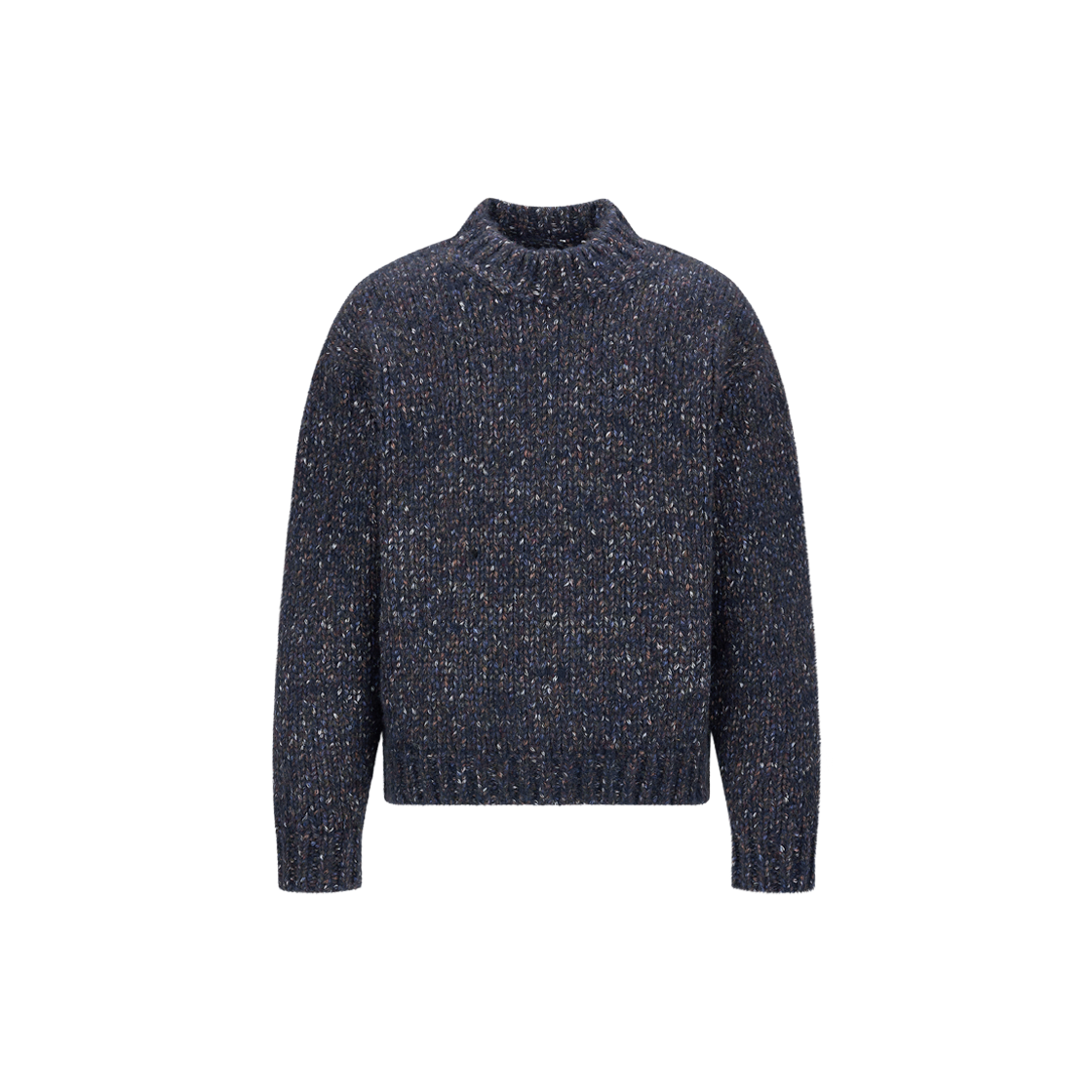 25FWNT01NA Woodman Woodgrain Knit - Navy