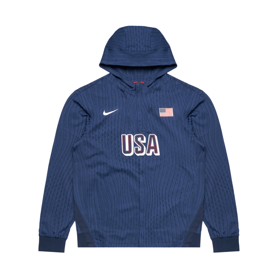 나이키 팀 USA 드라이핏 ADV 베스킷볼 게임 자켓 옵시디언 화이트 (FQ0306-451) (논 마킹 버전)(Nike Team USA Dri-Fit ADV Basketball Game Jacket Obsidian White (FQ0306-451) (Non Marking Ver.)) - 1