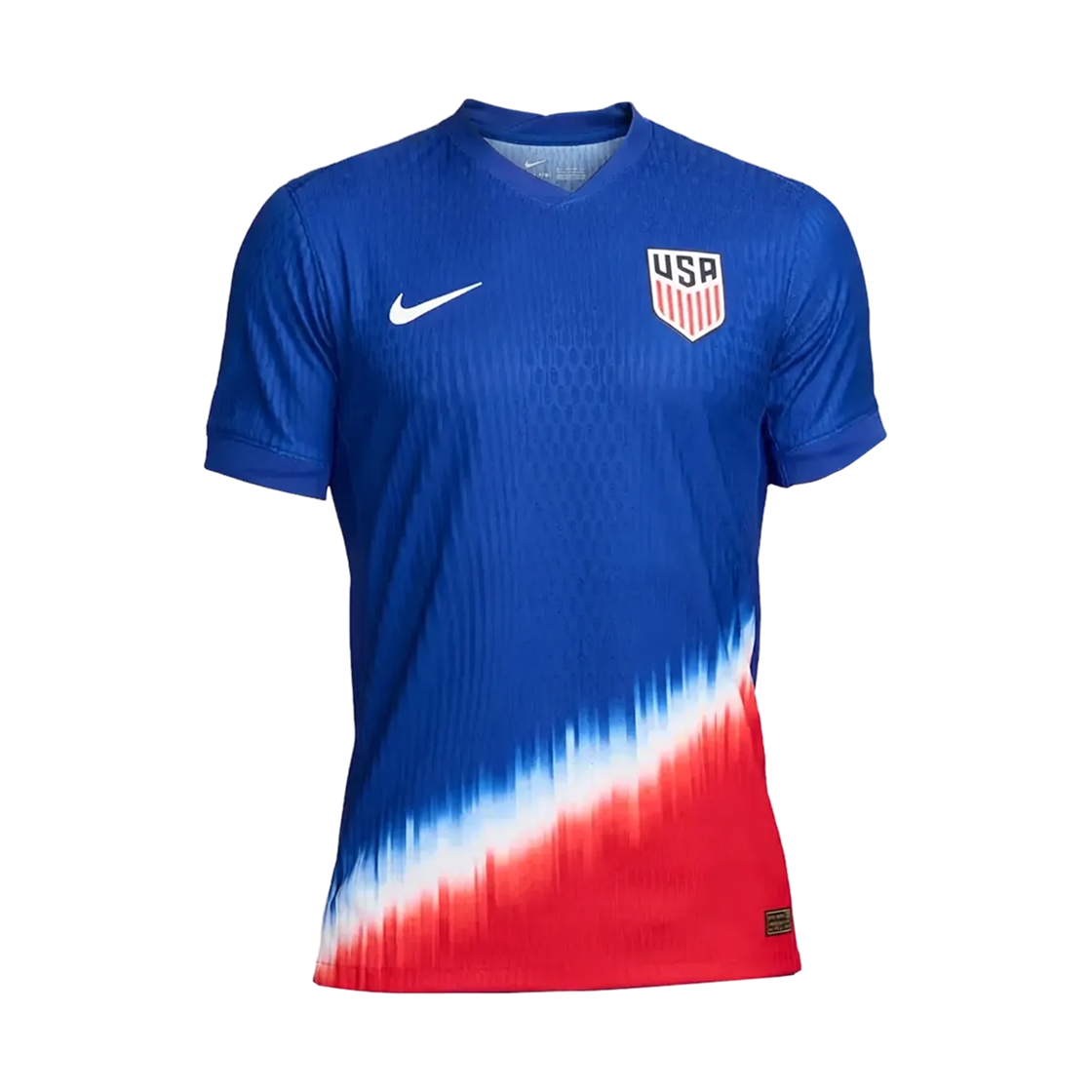 FJ4264-417 Nike USMNT 2024 Match Away Dri-Fit ADV Soccer Authentic Jersey Old Royal Sport Red (FJ4264-417) (Non Marking Ver.)