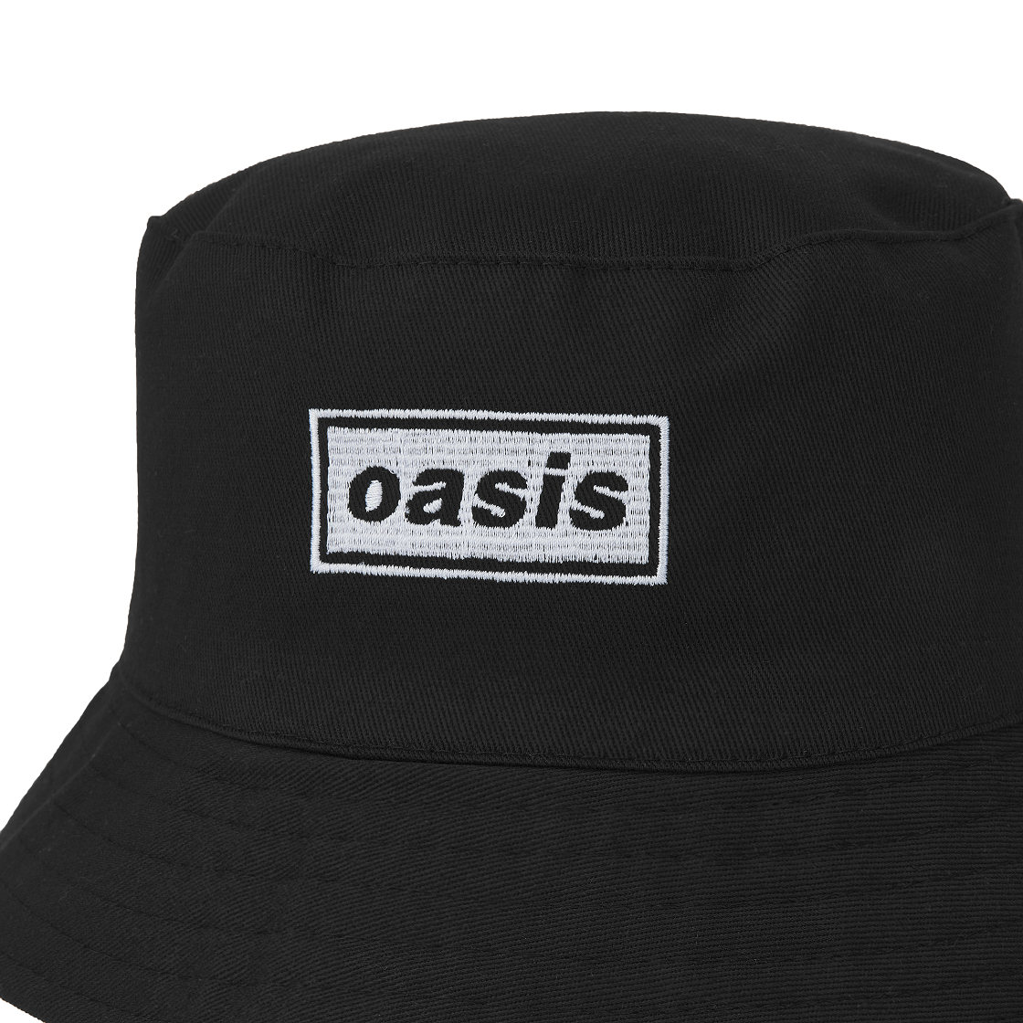 오아시스 데카 로고 리버시블 버킷햇 블랙 화이트(Oasis Decca Logo Reversible Bucket Hat Black White) - 4