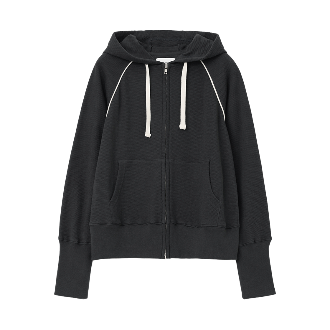 MW222VBK MILLO WOMEN Bound Hood Zip Up Vintage Black