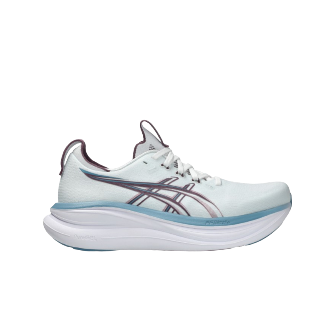 (W) 아식스 젤 님버스 28 아틱 블루 벨벳 퍼플((W) Asics Gel-Nimbus 28 Arctic Blue Velvet Purple) - 1