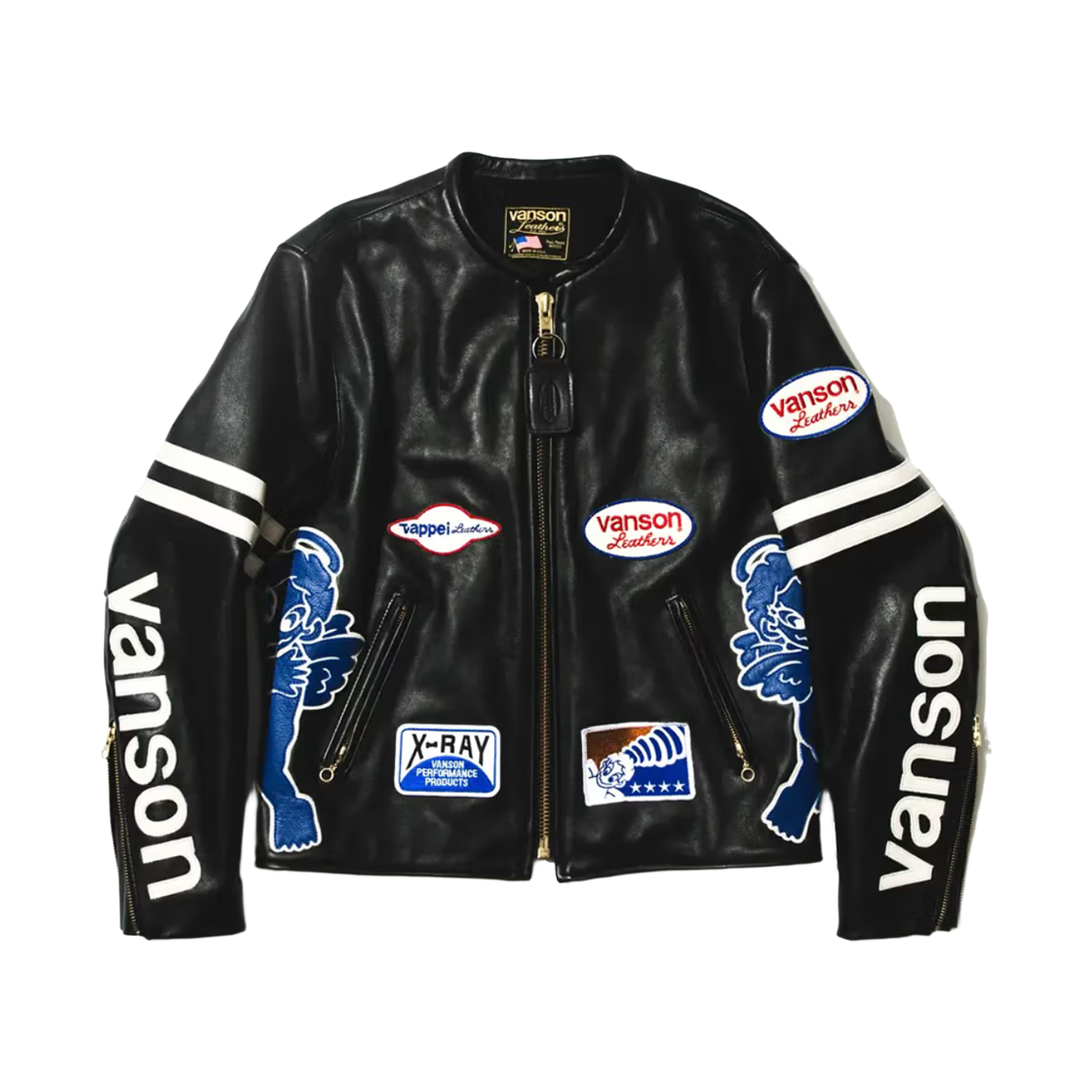 밴슨 x 타페이 x 퓨처 아카이브 빔즈 B 자켓 블랙(Vanson x Tappei x Future Archive Beams B Jacket Black)