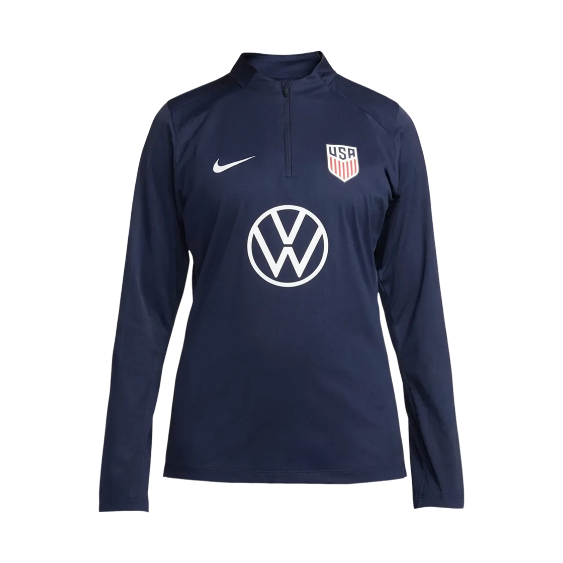 (W) 나이키 USMNT 스트라이크 스톰핏 사커 드릴 탑 옵시디언 스포츠 레드 (FJ3804-452) (논 마킹 버전)((W) Nike USMNT Strike Storm-Fit Soccer Drill Top Obsidian Sport Red (FJ3804-452) (Non Marking Ver.)) - 1