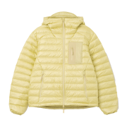 MILLO WOMEN Light Hooded Down Jacket Pale Yellow